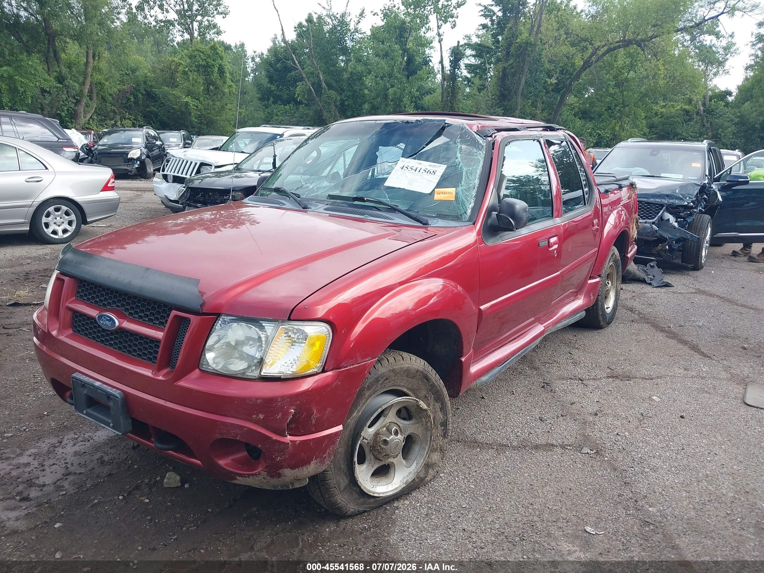 2004 Ford Explorer Sport Trac Adrenalin/xls/xlt Red vin: 1FMZU77K24UB69622