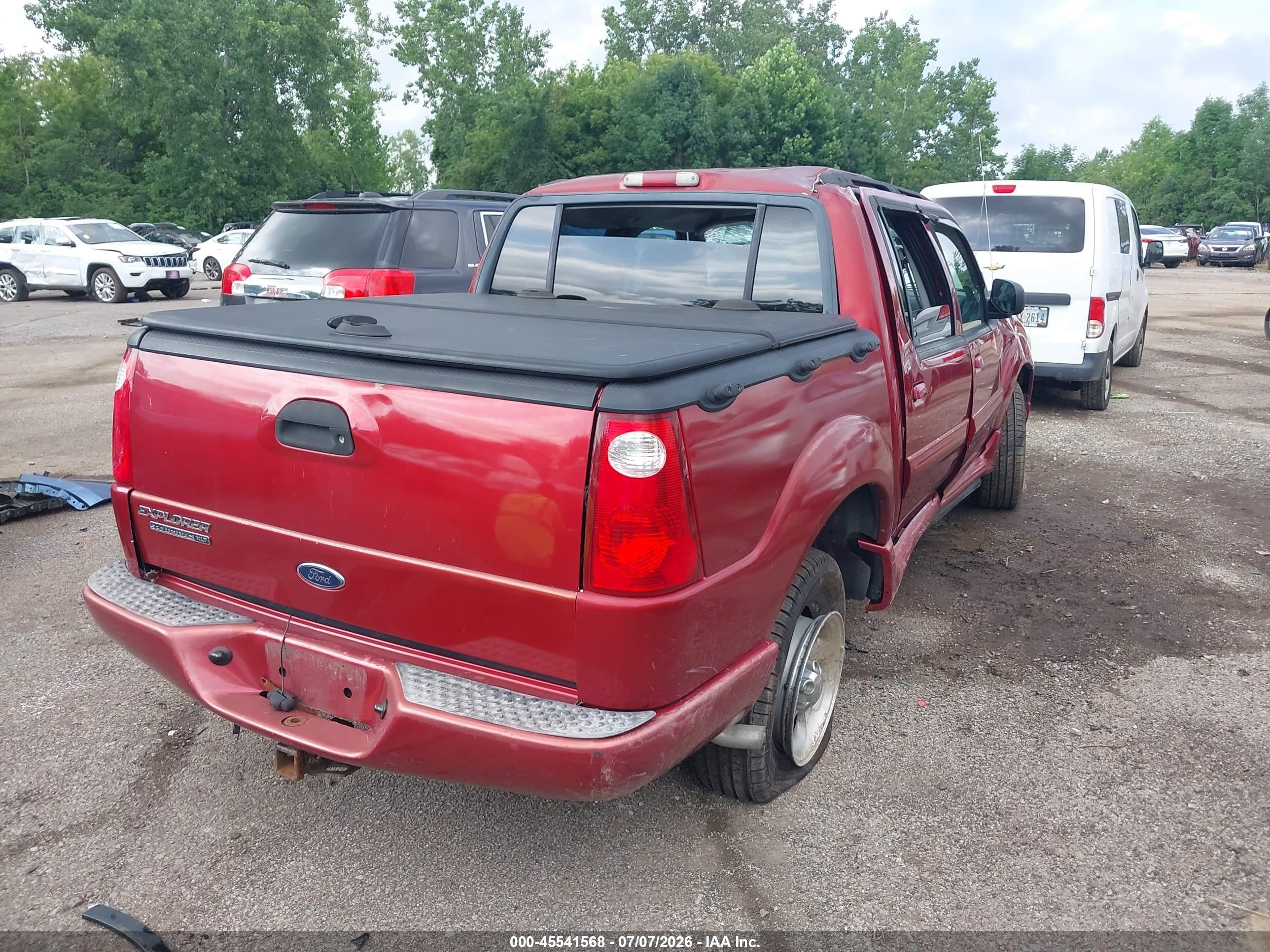 2004 Ford Explorer Sport Trac Adrenalin/xls/xlt Red vin: 1FMZU77K24UB69622