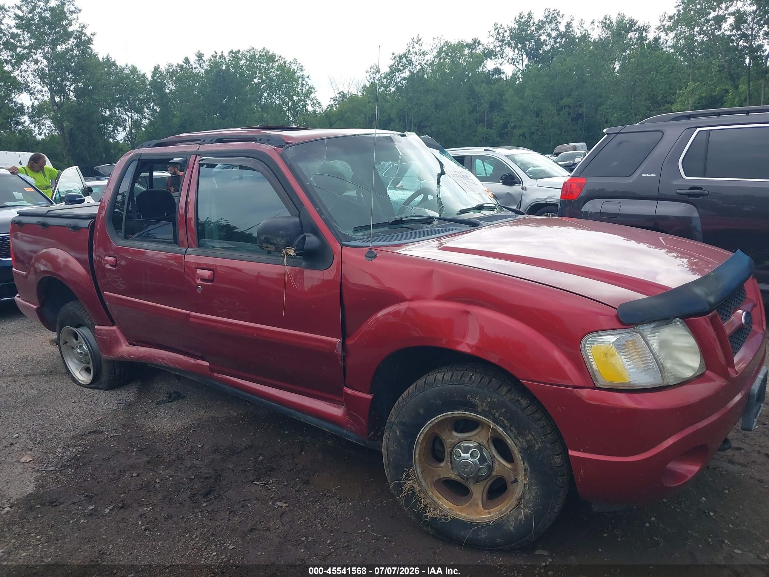 2004 Ford Explorer Sport Trac Adrenalin/xls/xlt Red vin: 1FMZU77K24UB69622
