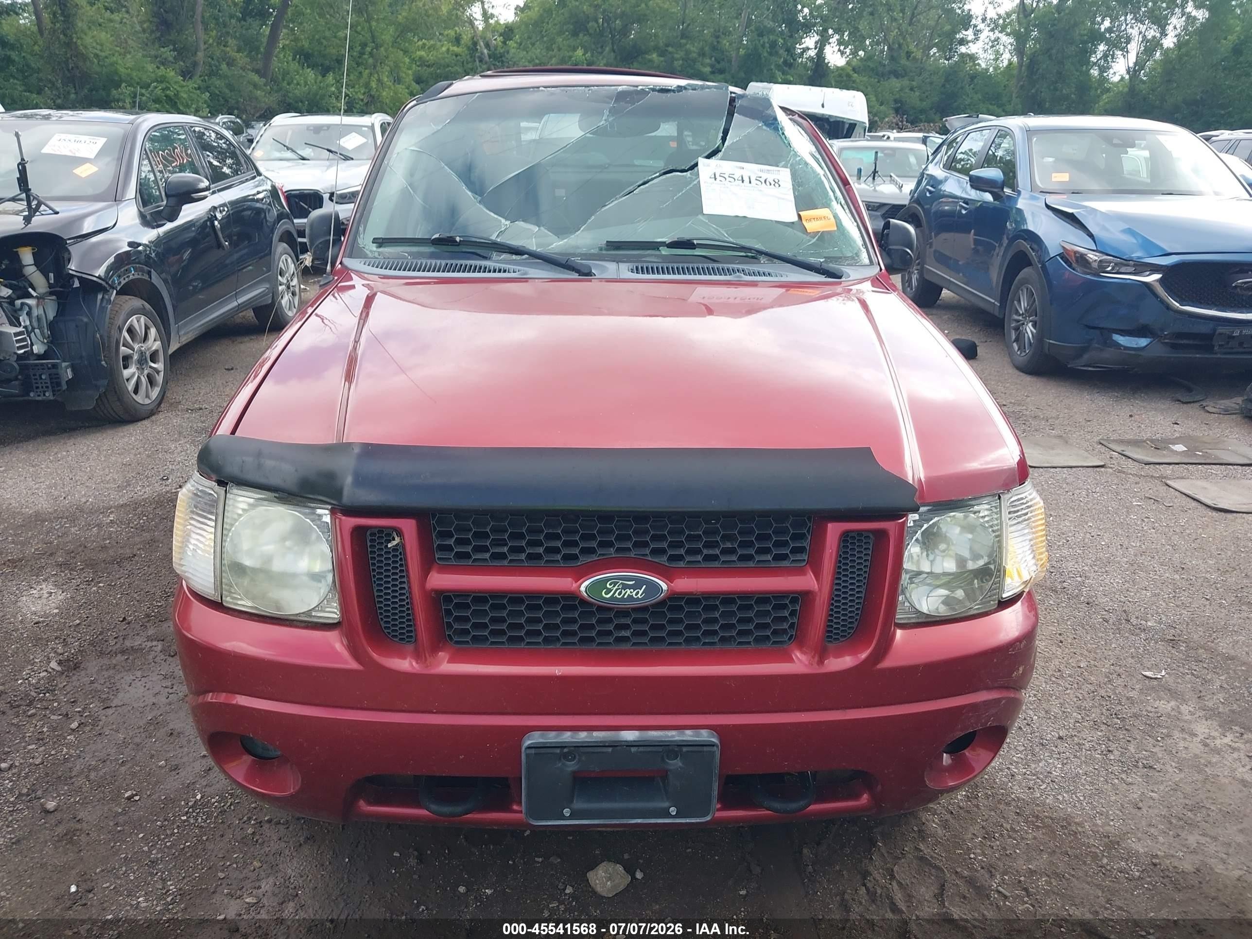 2004 Ford Explorer Sport Trac Adrenalin/xls/xlt Red vin: 1FMZU77K24UB69622