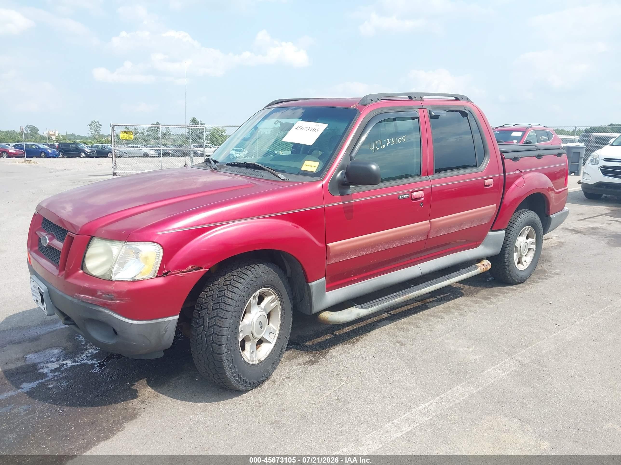 2004 Ford Explorer Sport Trac Adrenalin/xls/xlt Красный vin: 1FMZU77K34UA38991