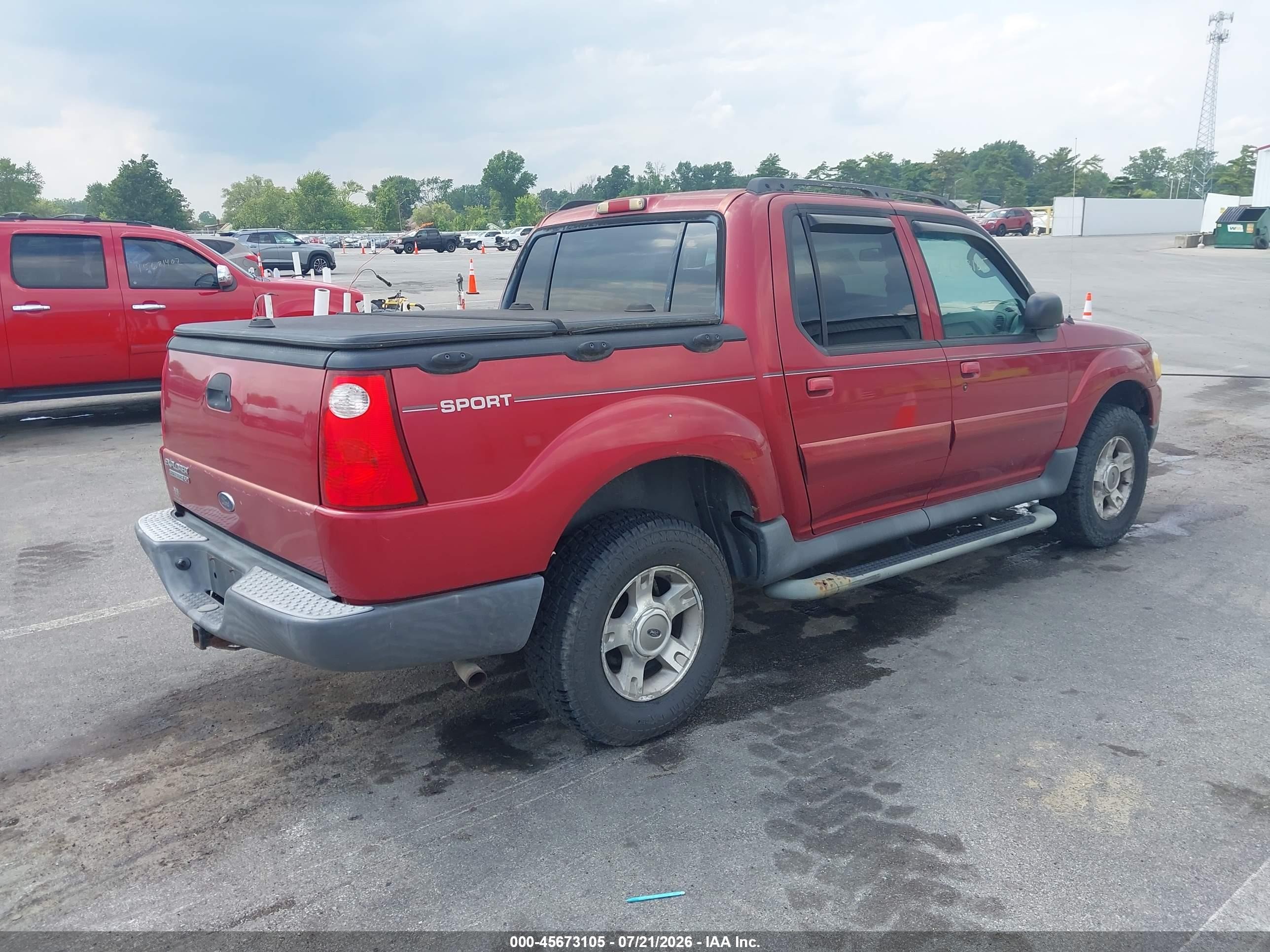 2004 Ford Explorer Sport Trac Adrenalin/xls/xlt Красный vin: 1FMZU77K34UA38991