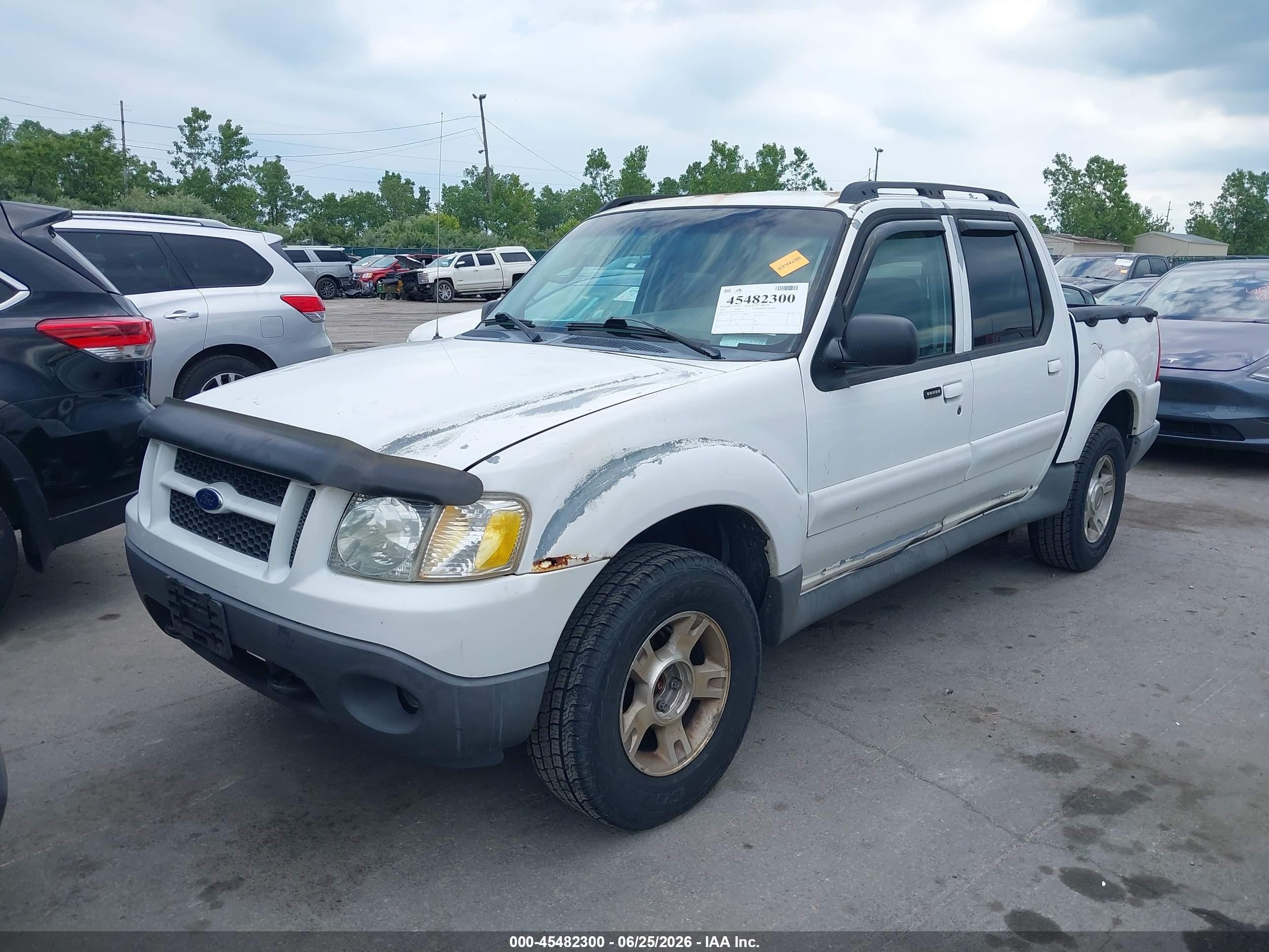 2004 Ford Explorer Sport Trac Adrenalin/xls/xlt White vin: 1FMZU77K34UB84436