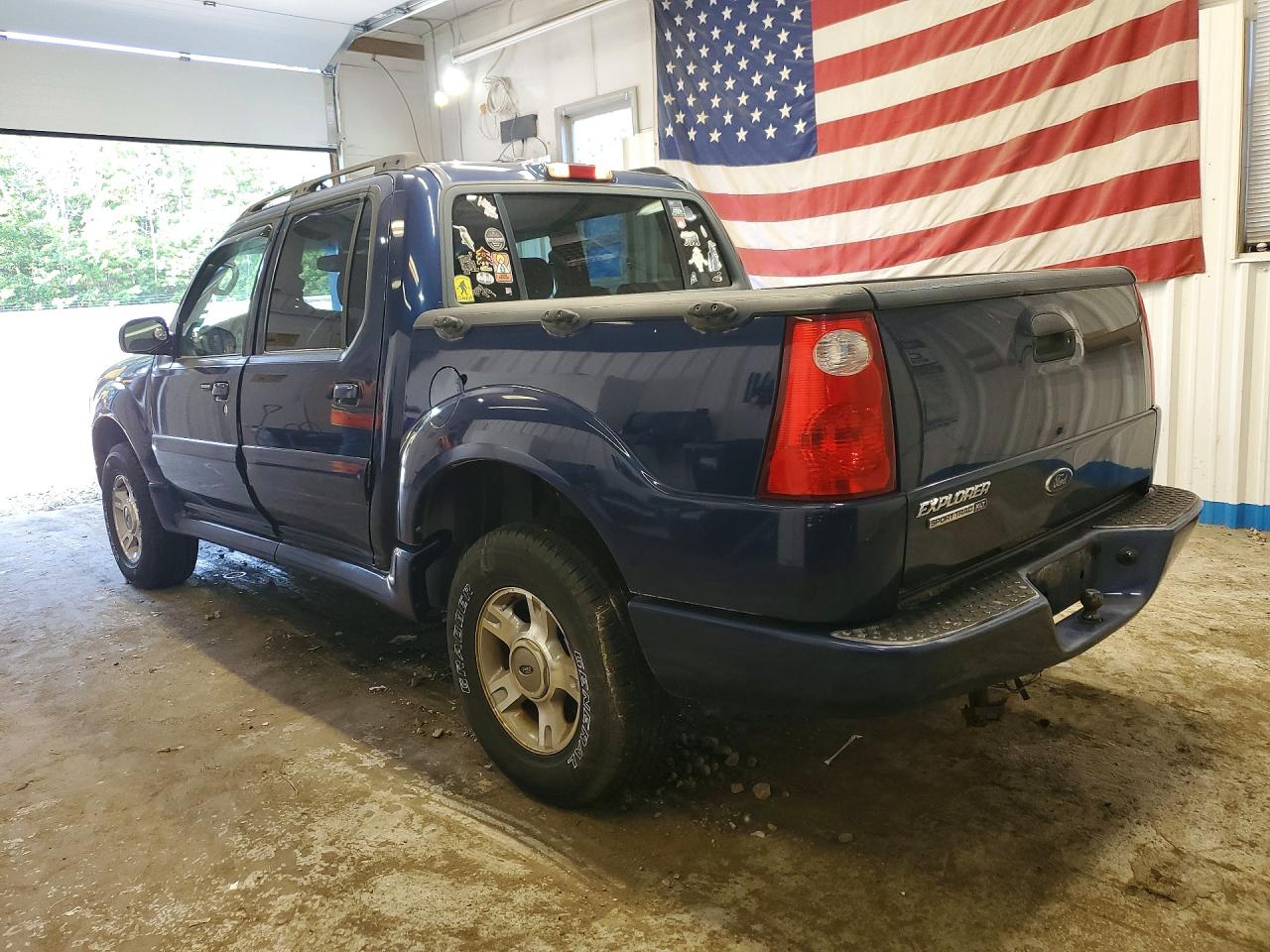 2004 Ford Explorer Sport Trac Blue vin: 1FMZU77K44UC07044