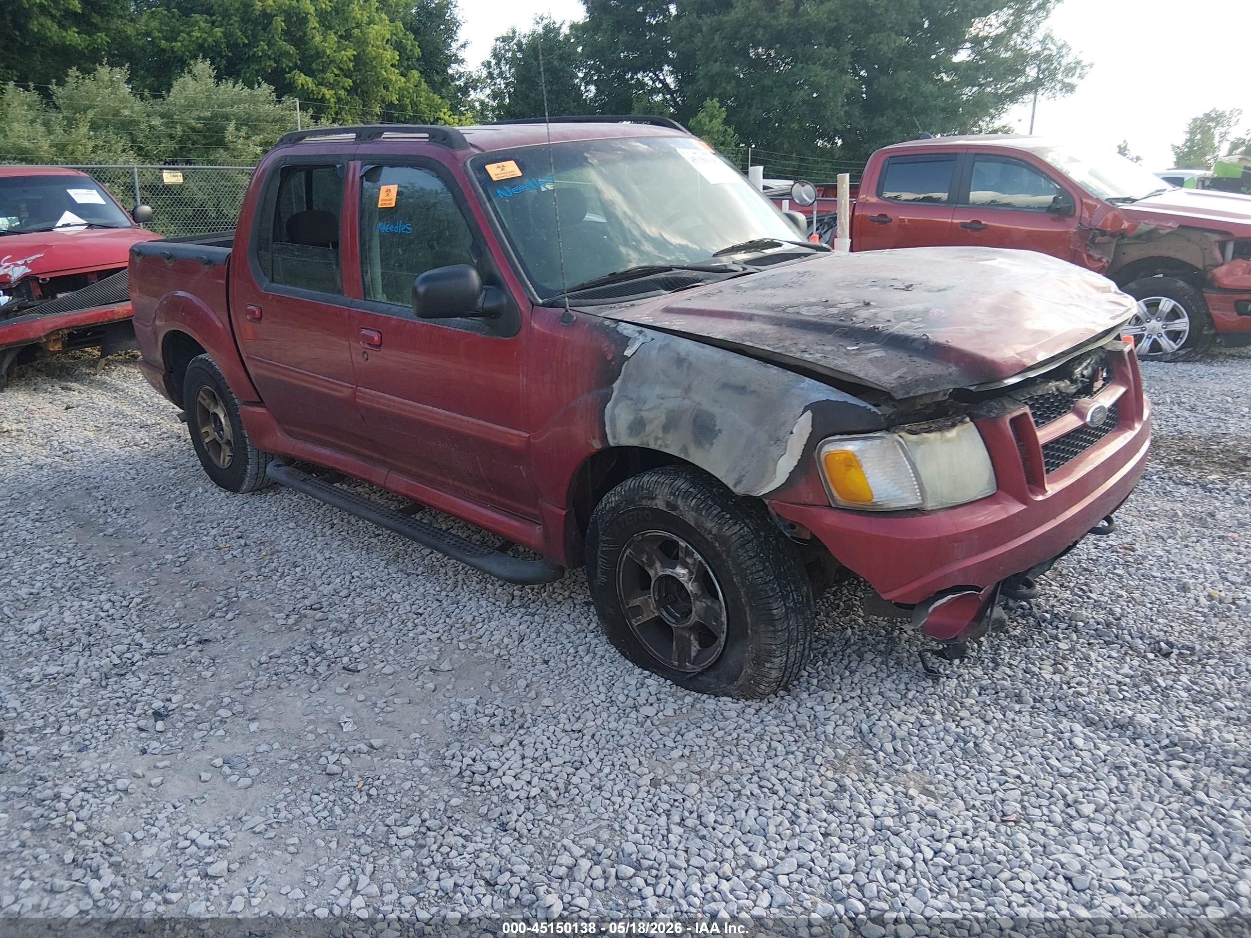 2004 Ford Explorer Sport Trac Adrenalin/xls/xlt Red vin: 1FMZU77K74UA10367