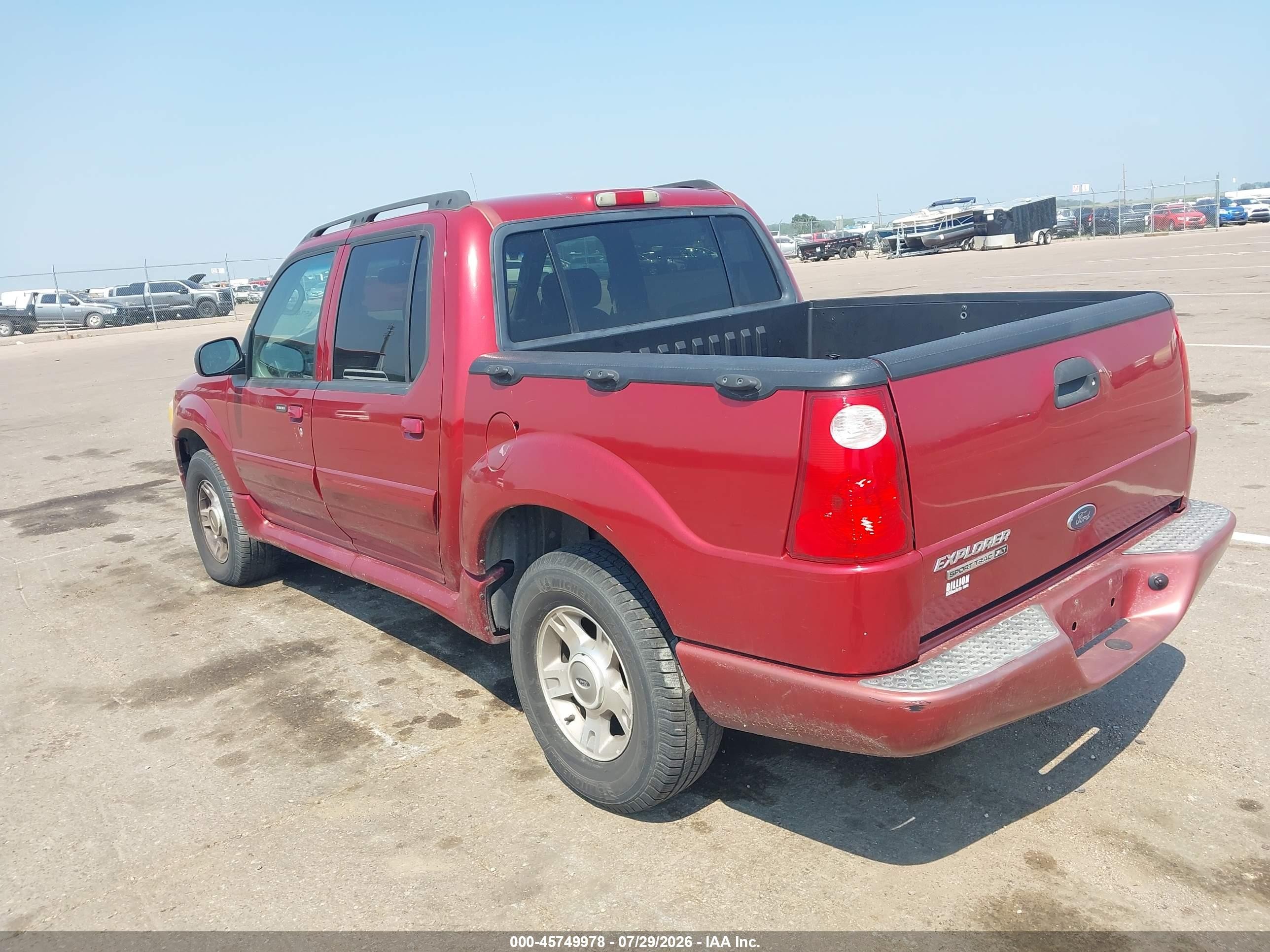 2004 Ford Explorer Sport Trac Adrenalin/xls/xlt Red vin: 1FMZU77K74UA82556