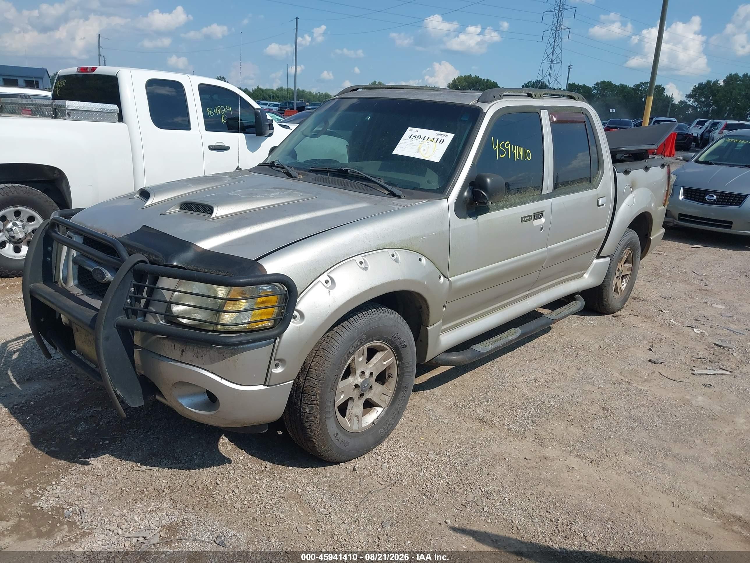 2005 Ford Explorer Sport Trac Adrenalin/xls/xlt Silver vin: 1FMZU77K75UB31840