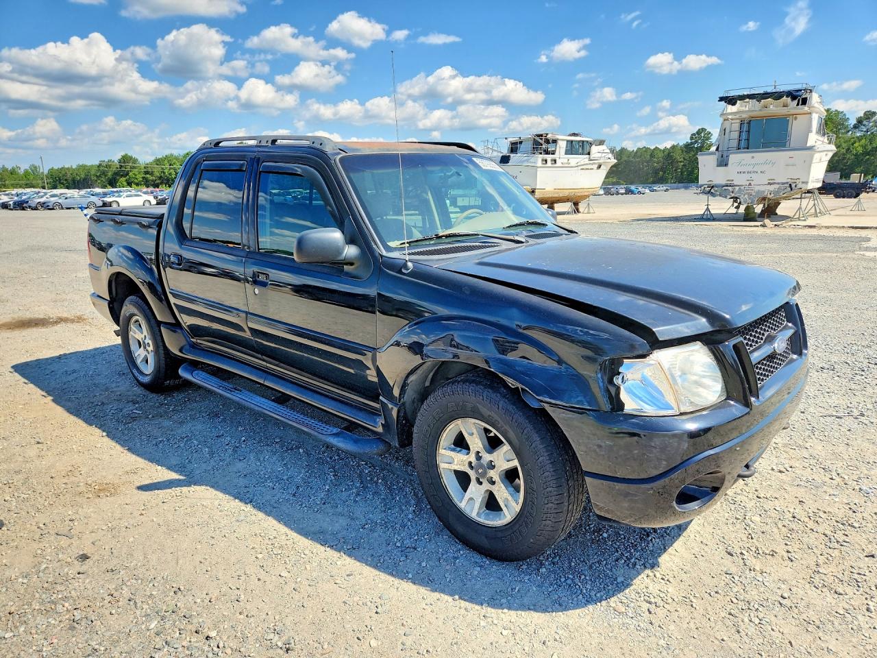 2005 Ford Explorer Sport Trac Black vin: 1FMZU77K85UA71776