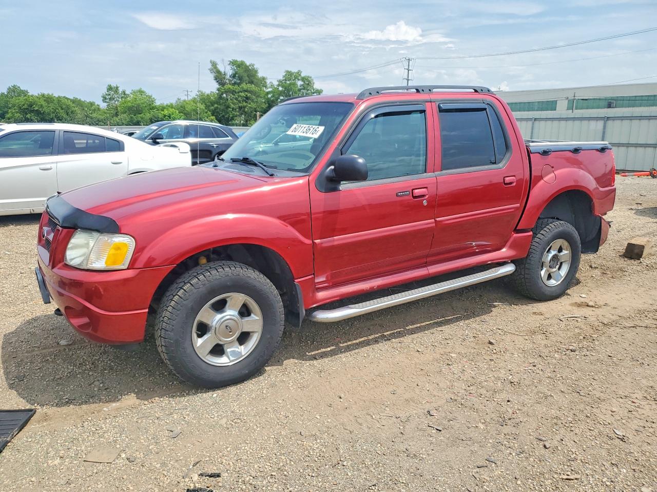 2004 Ford Explorer Sport Trac Burgundy vin: 1FMZU77K94UB09966