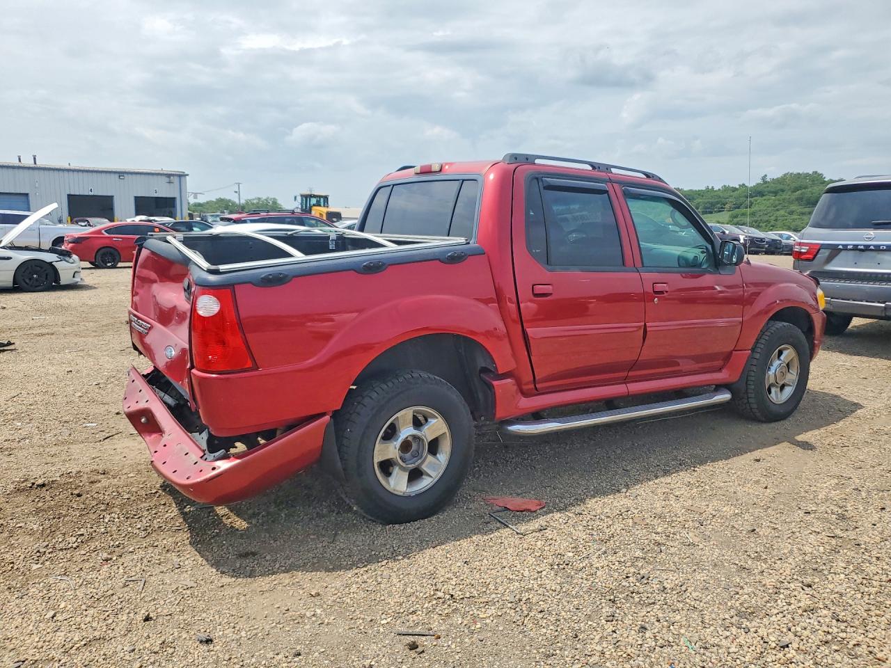 2004 Ford Explorer Sport Trac Burgundy vin: 1FMZU77K94UB09966