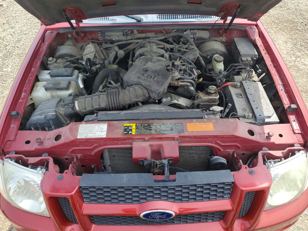 2004 Ford Explorer Sport Trac Burgundy vin: 1FMZU77K94UB09966