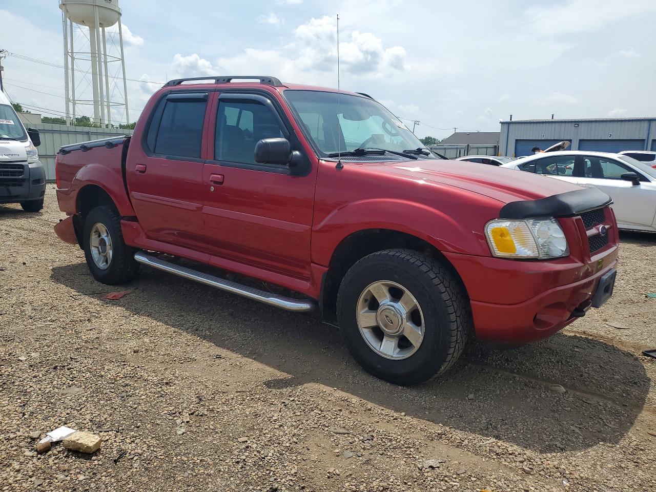 2004 Ford Explorer Sport Trac Burgundy vin: 1FMZU77K94UB09966