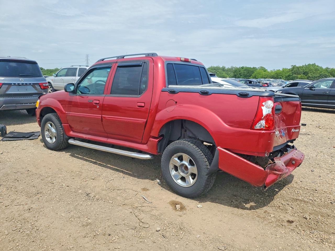2004 Ford Explorer Sport Trac Burgundy vin: 1FMZU77K94UB09966