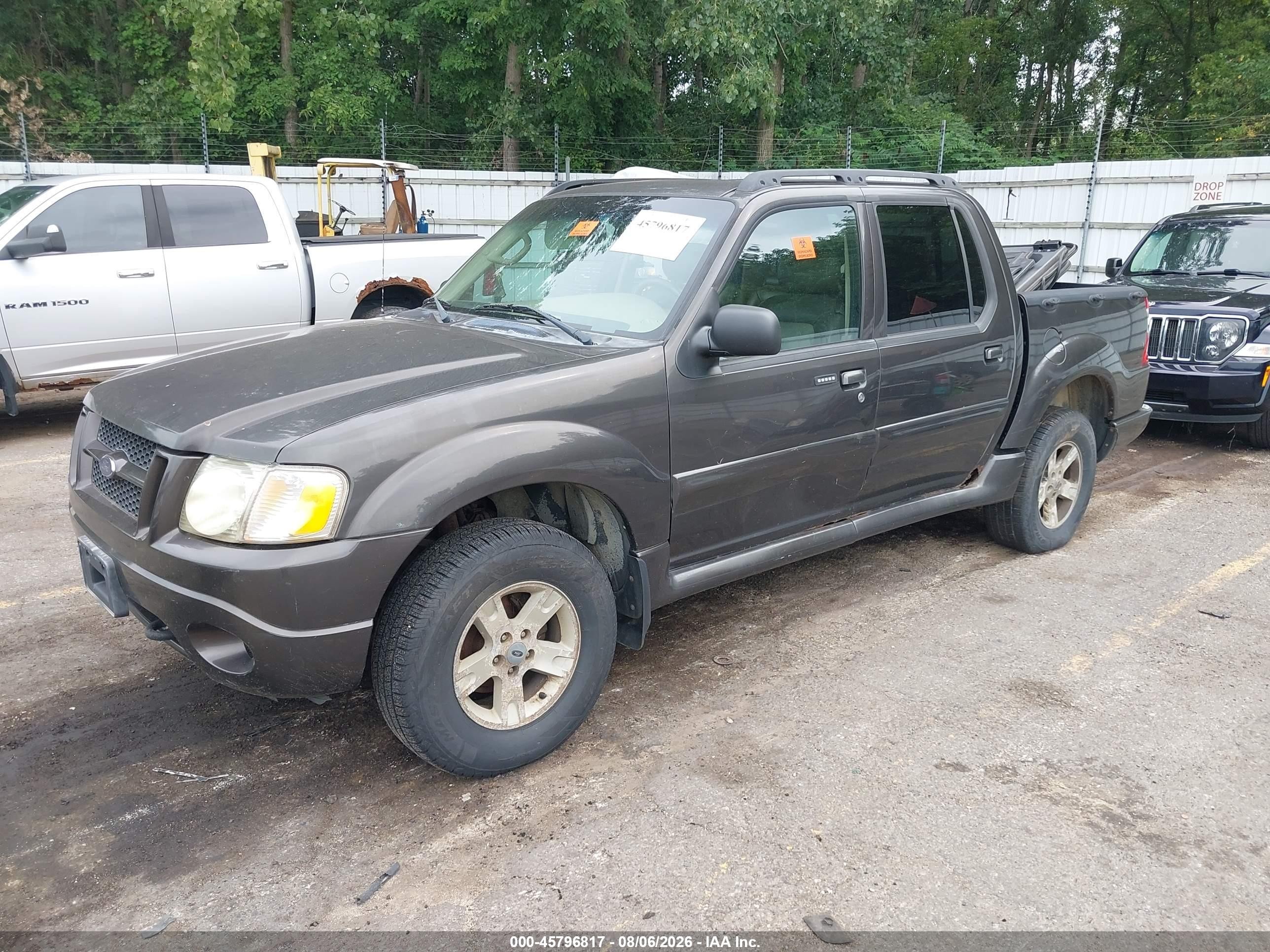 2005 Ford Explorer Sport Trac Adrenalin/xls/xlt Gray vin: 1FMZU77KX5UA00787