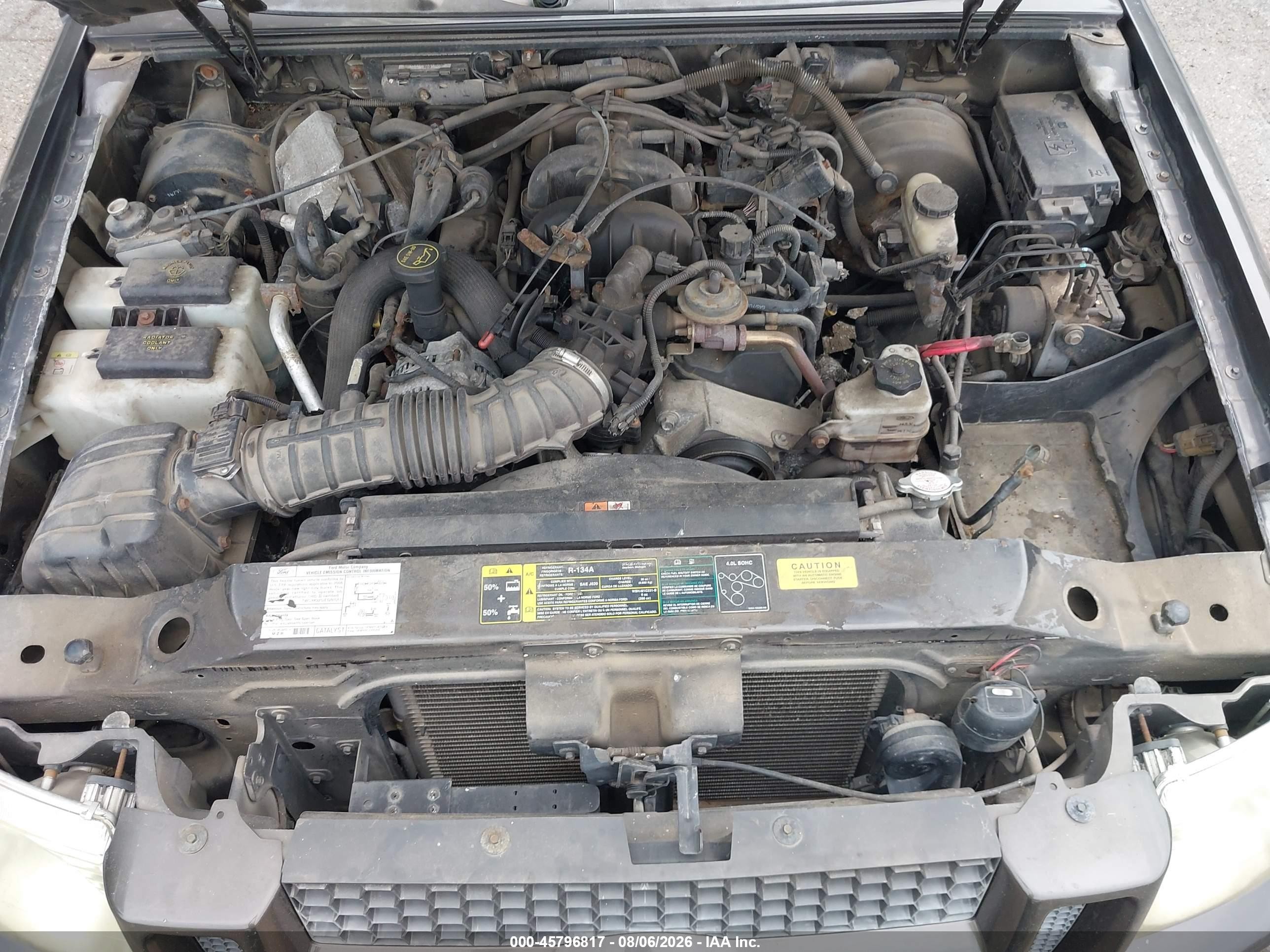 2005 Ford Explorer Sport Trac Adrenalin/xls/xlt Gray vin: 1FMZU77KX5UA00787