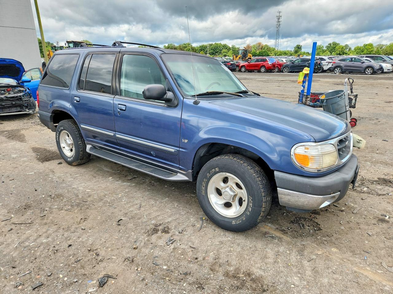 2000 Ford Explorer Xlt Blue vin: 1FMZU83P4YZC12132