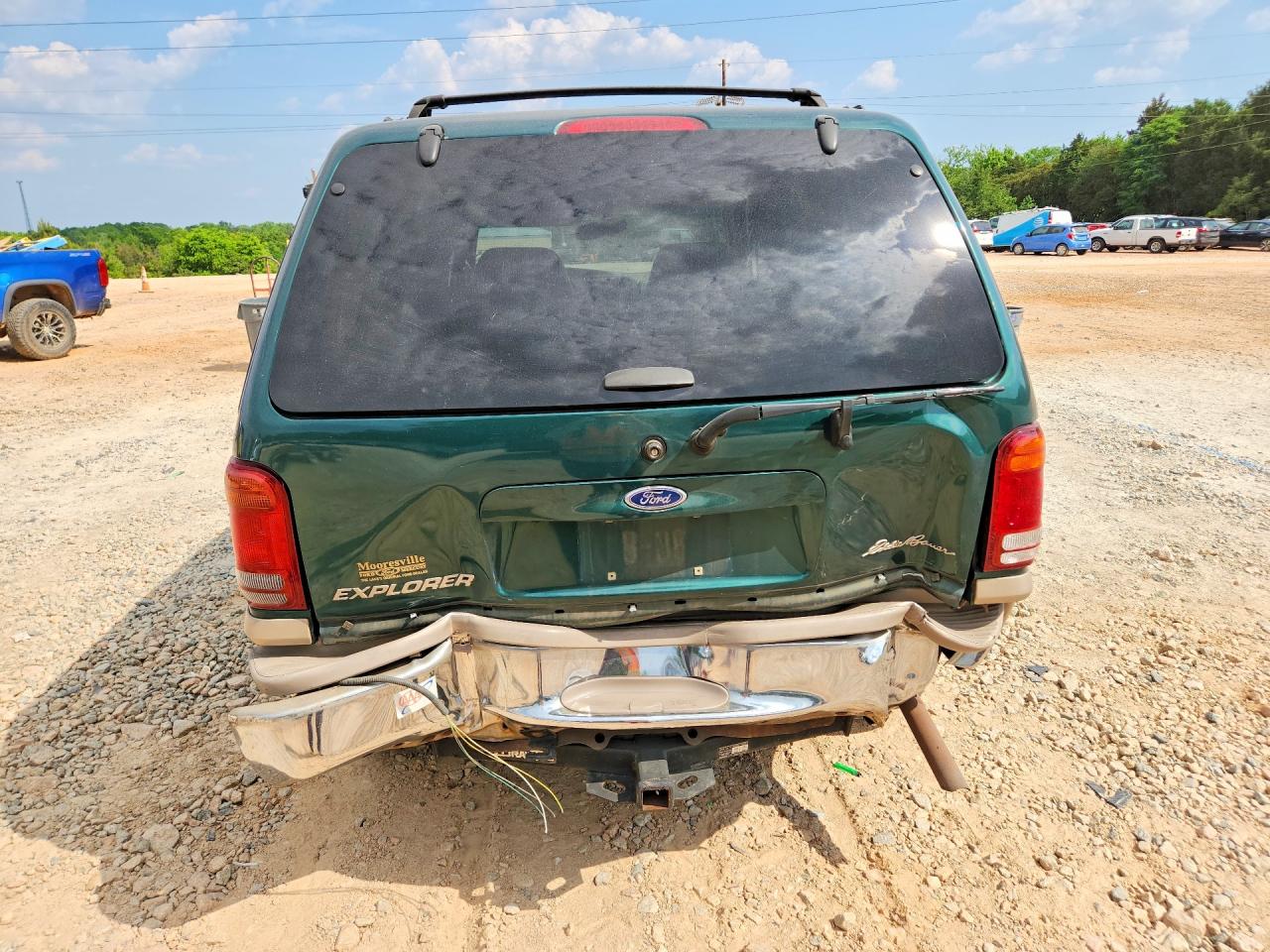 2001 Ford Explorer Eddie Bauer Green vin: 1FMZU84P61ZA73402