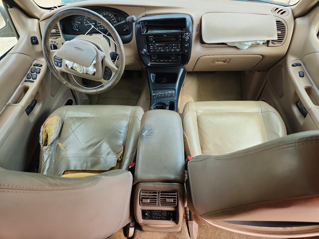 2001 Ford Explorer Eddie Bauer Green vin: 1FMZU84P61ZA73402