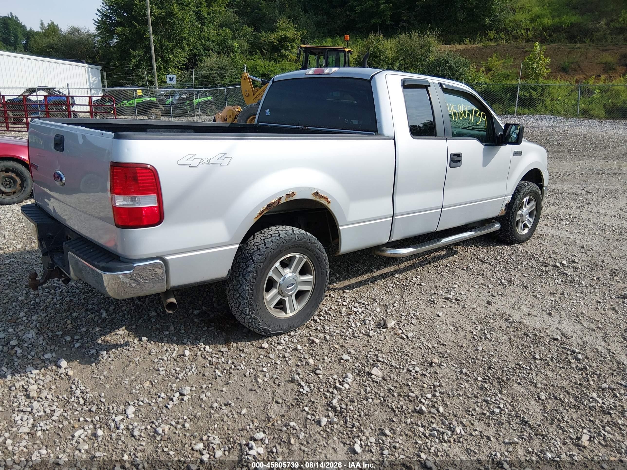 2008 Ford F-150   Silver vin: 1FPTX14V68FA44759