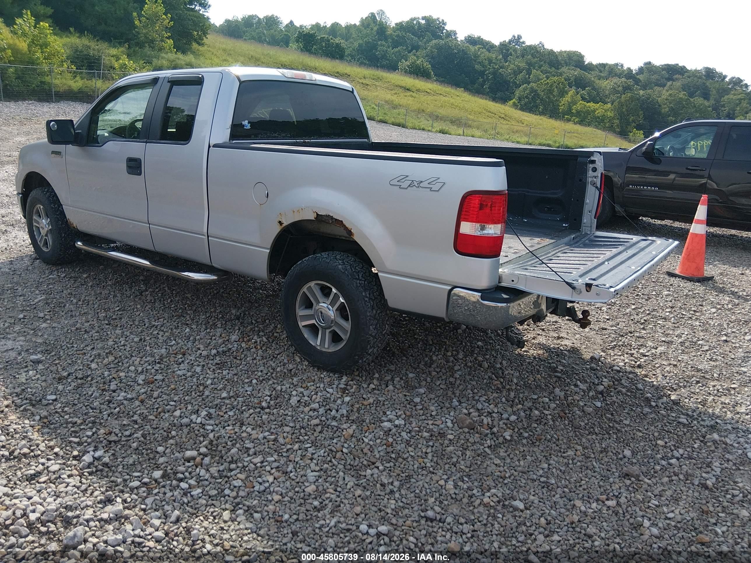 2008 Ford F-150   Silver vin: 1FPTX14V68FA44759