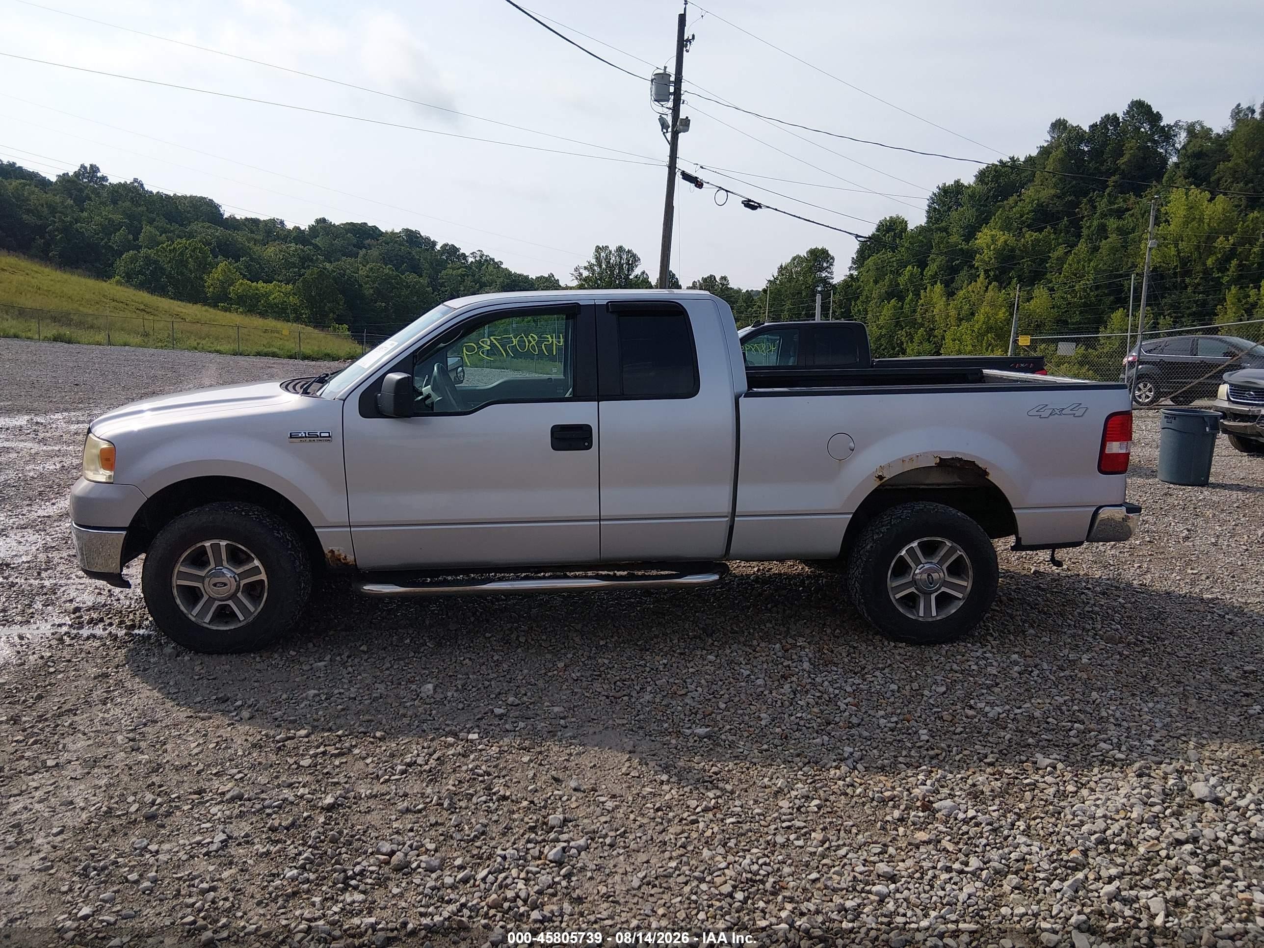2008 Ford F-150   Silver vin: 1FPTX14V68FA44759