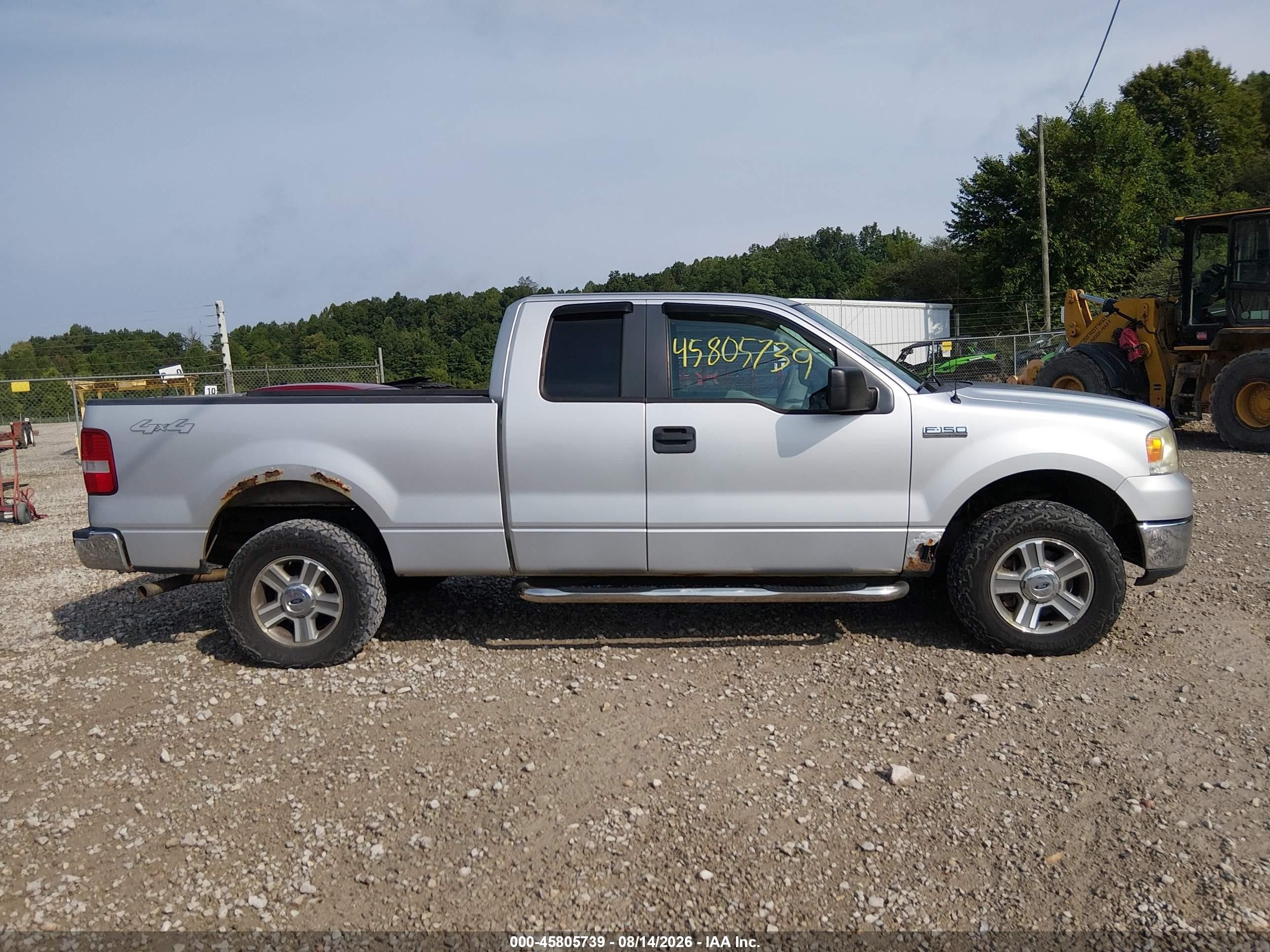 2008 Ford F-150   Silver vin: 1FPTX14V68FA44759