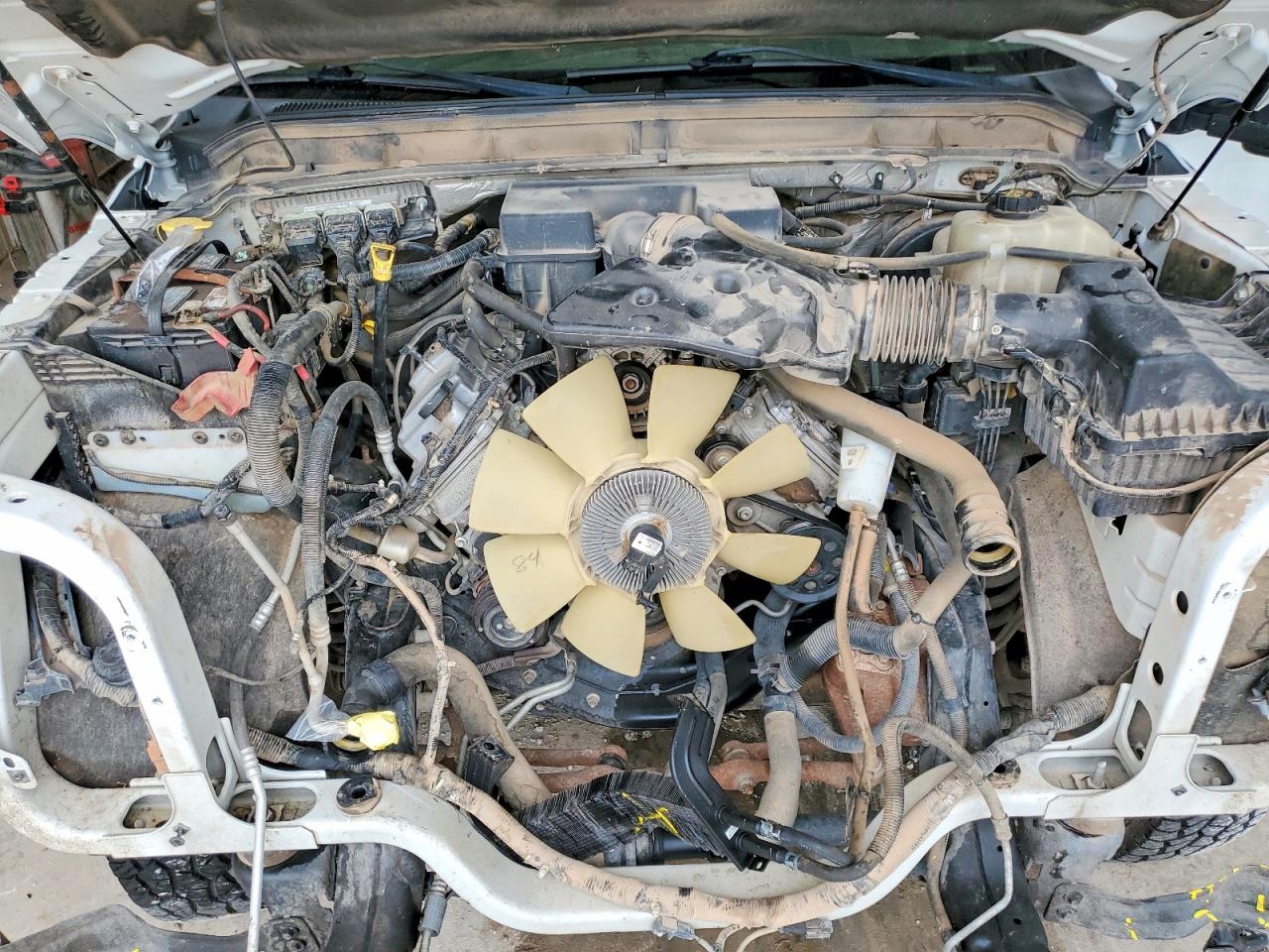 2012 Ford F250 Super Duty White vin: 1FT7W2A60CEA06349