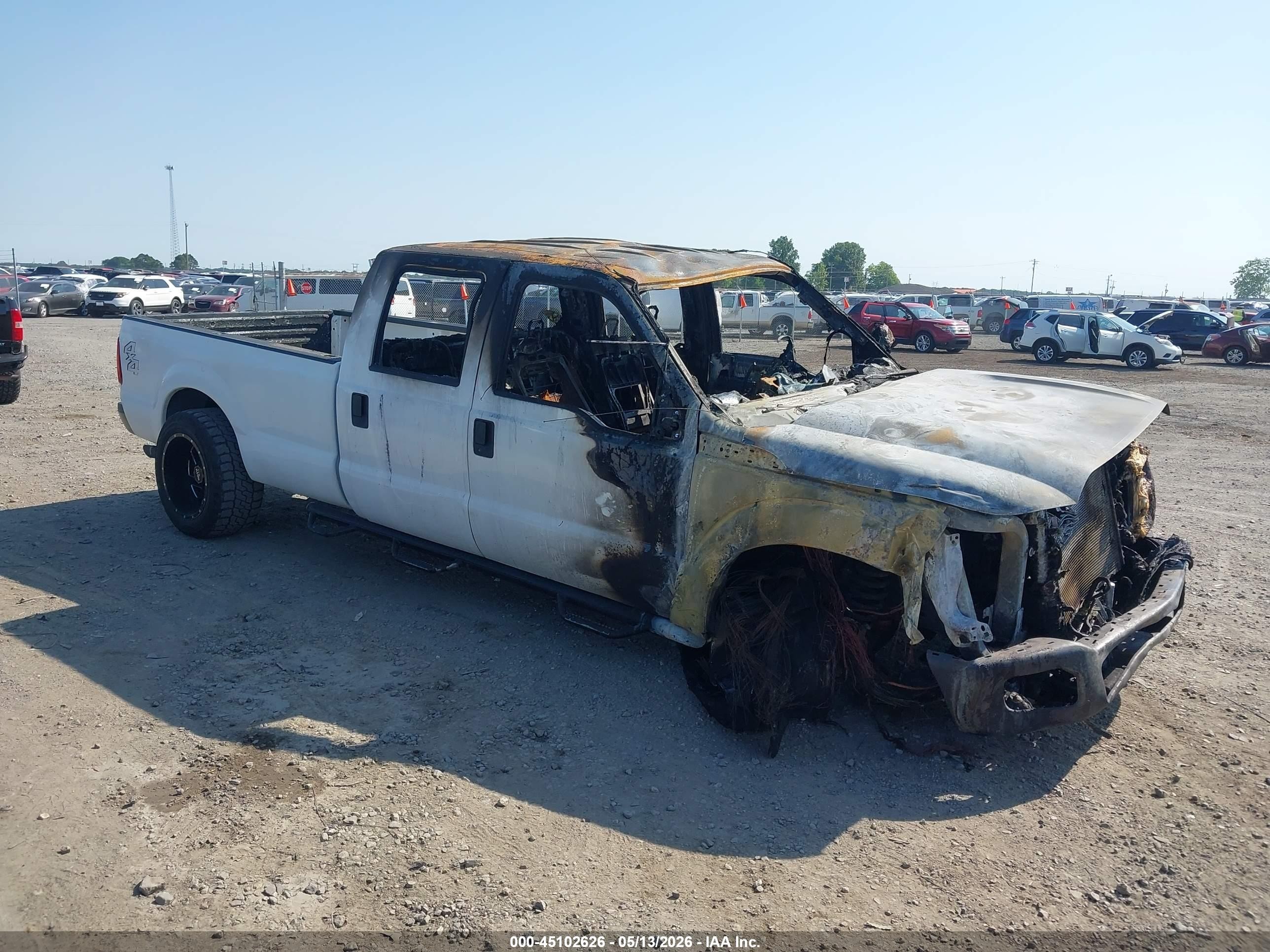 2012 Ford F-250 Xl White vin: 1FT7W2A60CEB98808