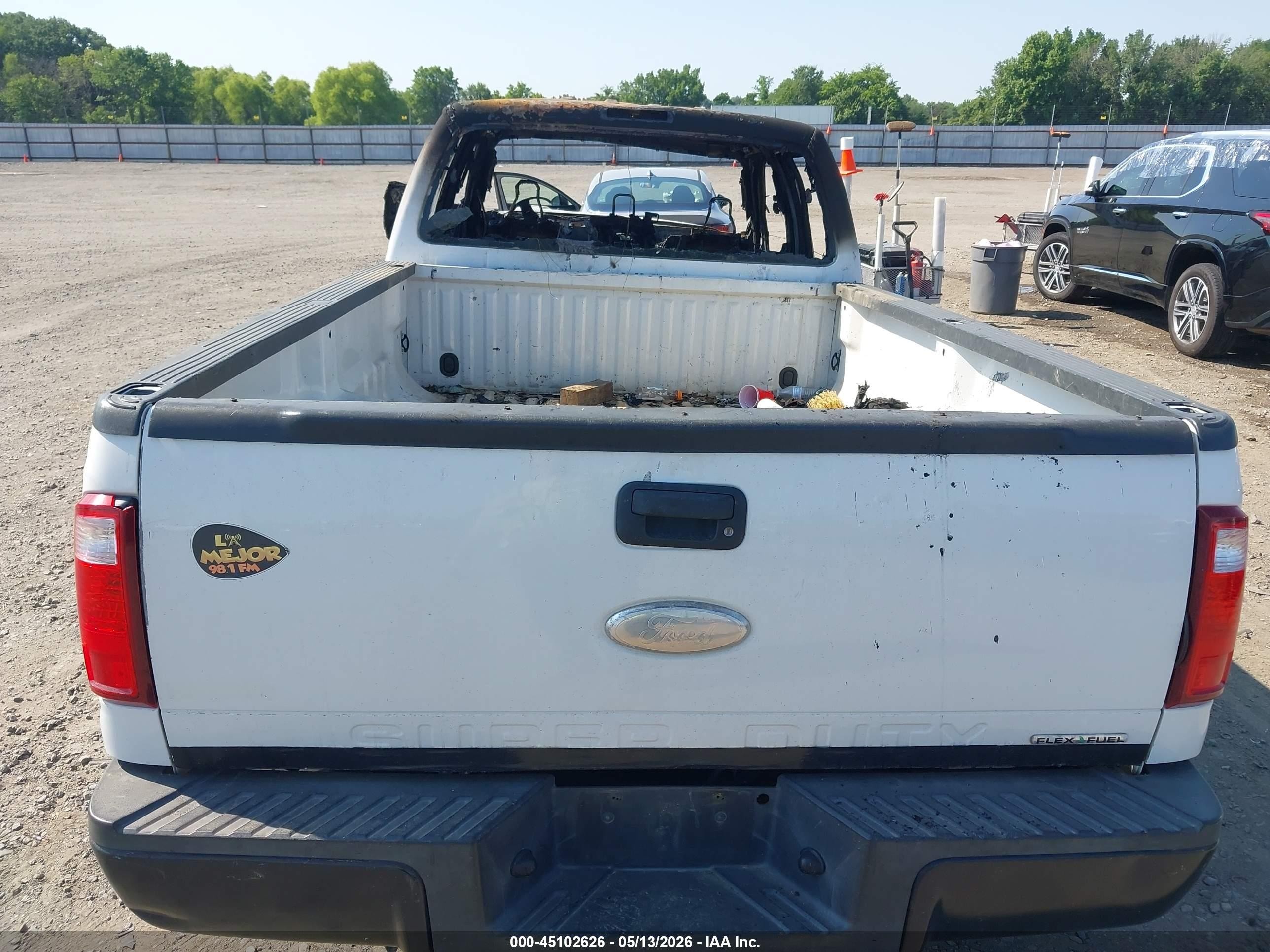 2012 Ford F-250 Xl White vin: 1FT7W2A60CEB98808