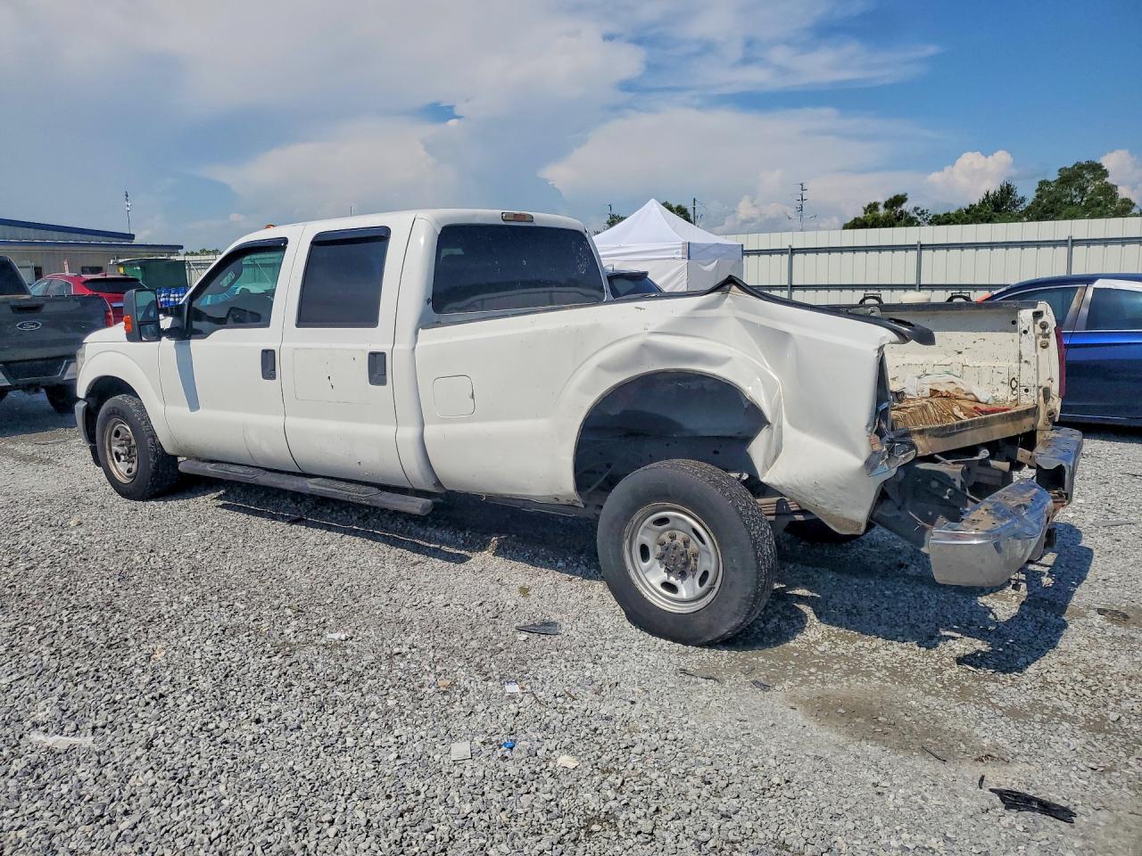 2012 Ford F250 Super Duty Белый vin: 1FT7W2A62CEC24048