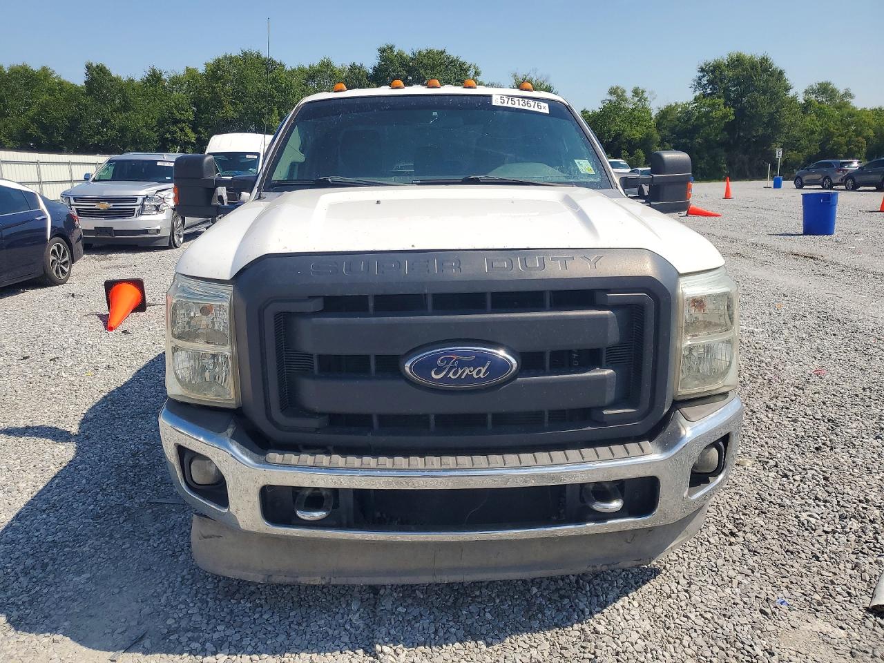 2012 Ford F250 Super Duty Белый vin: 1FT7W2A62CEC24048