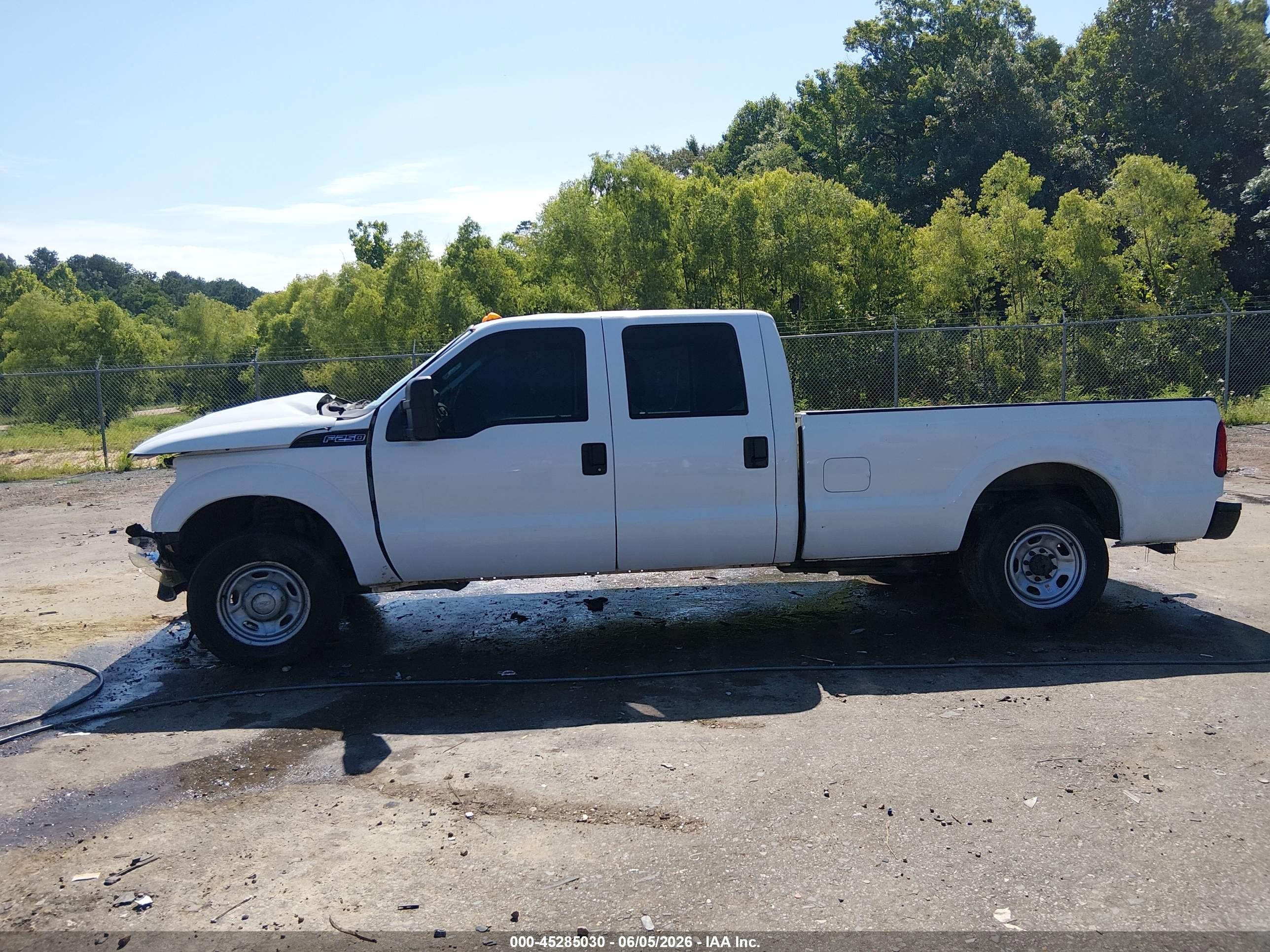 2012 Ford F-250 Xl White vin: 1FT7W2A62CEC38340