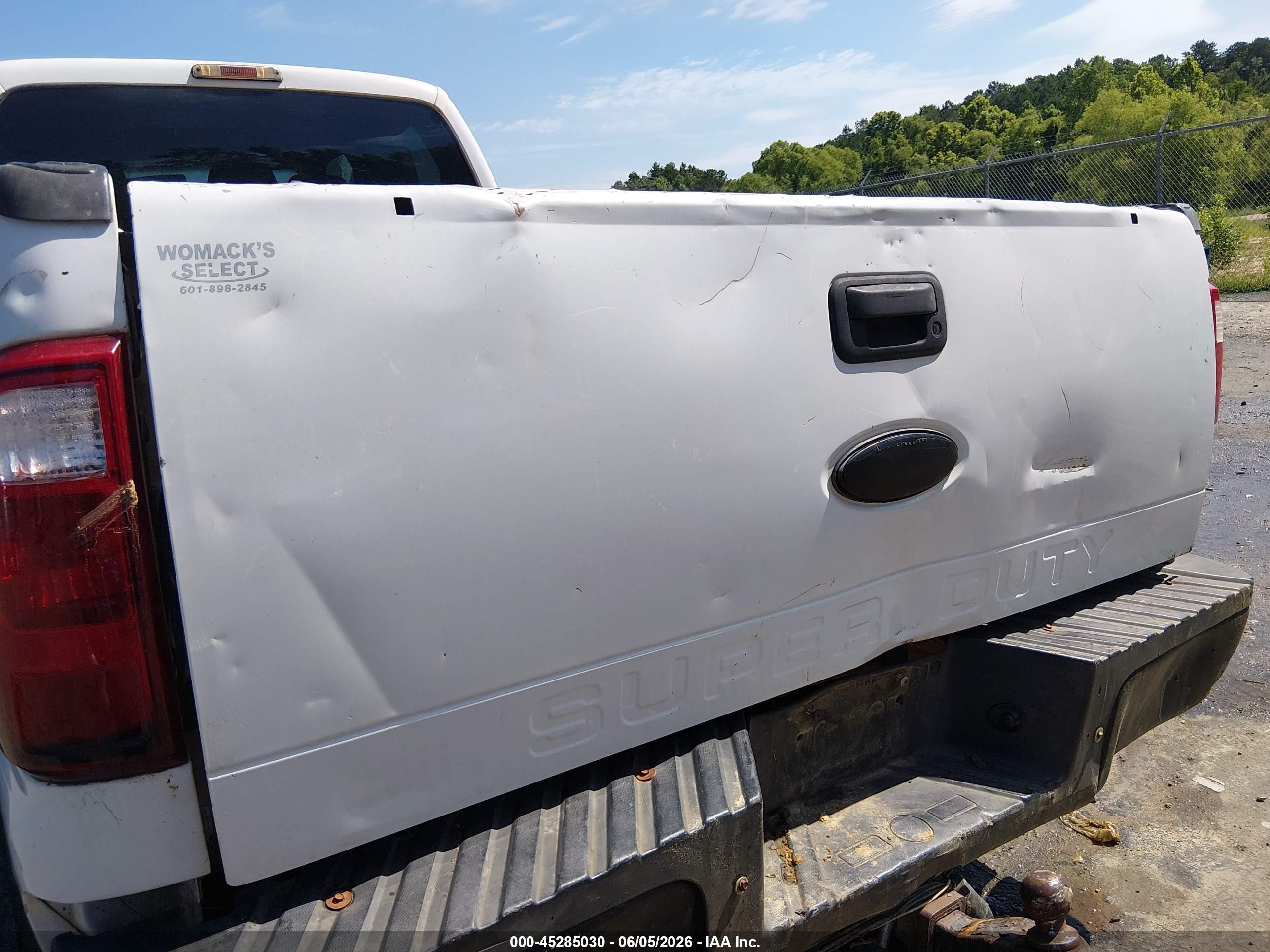 2012 Ford F-250 Xl White vin: 1FT7W2A62CEC38340