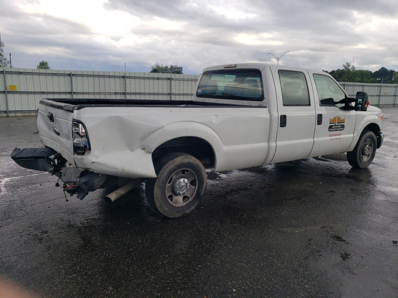 2013 Ford F250 Super Duty Белый vin: 1FT7W2A62DEA21517