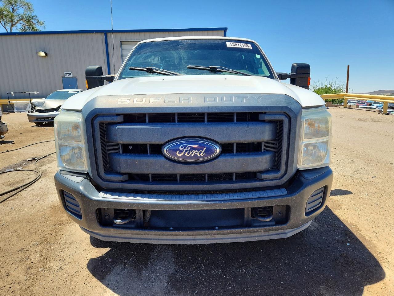 2015 Ford F250 Super Duty White vin: 1FT7W2A62FED57588