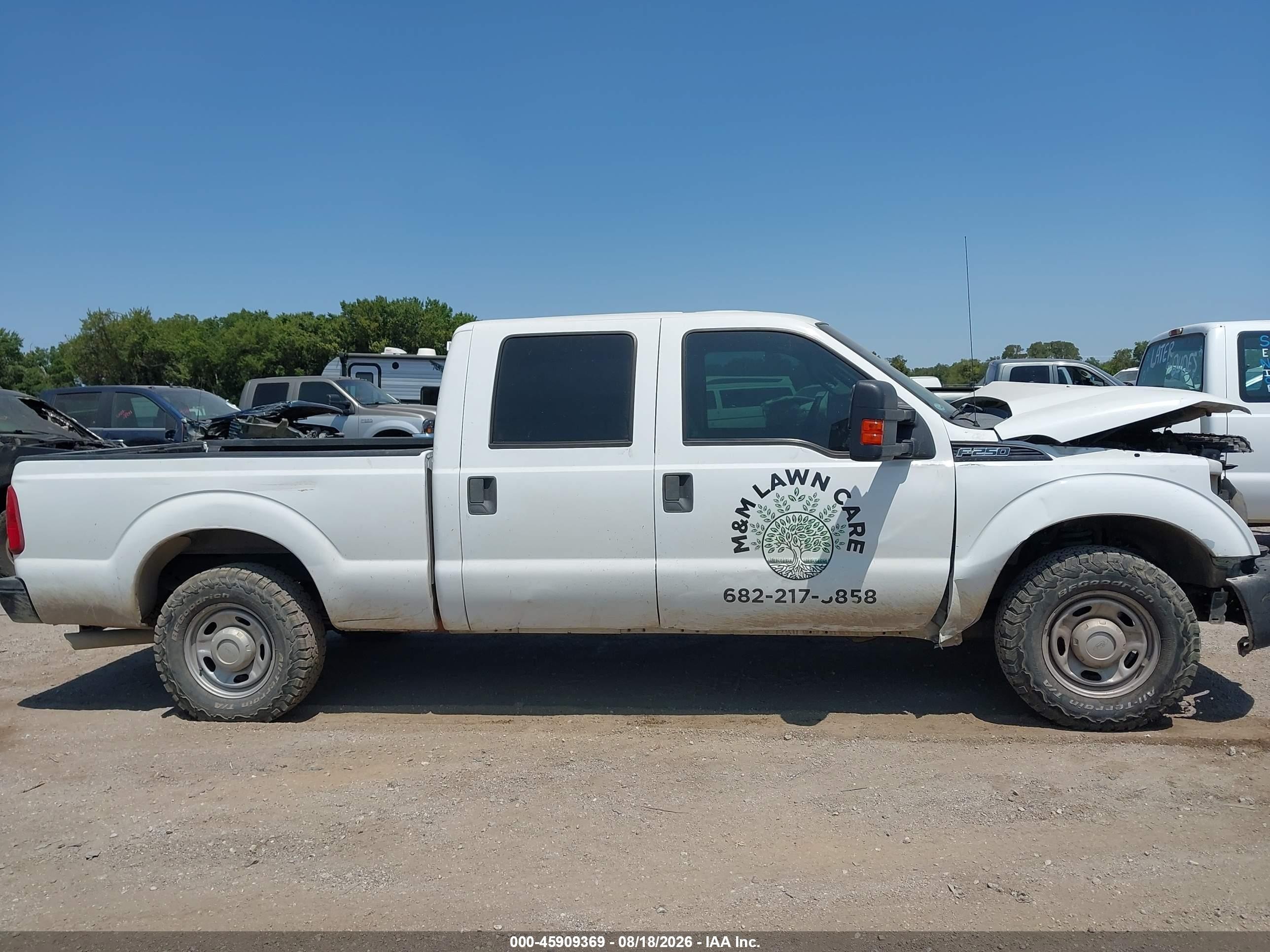 2012 Ford F-250 Xl White vin: 1FT7W2A63CEA82132