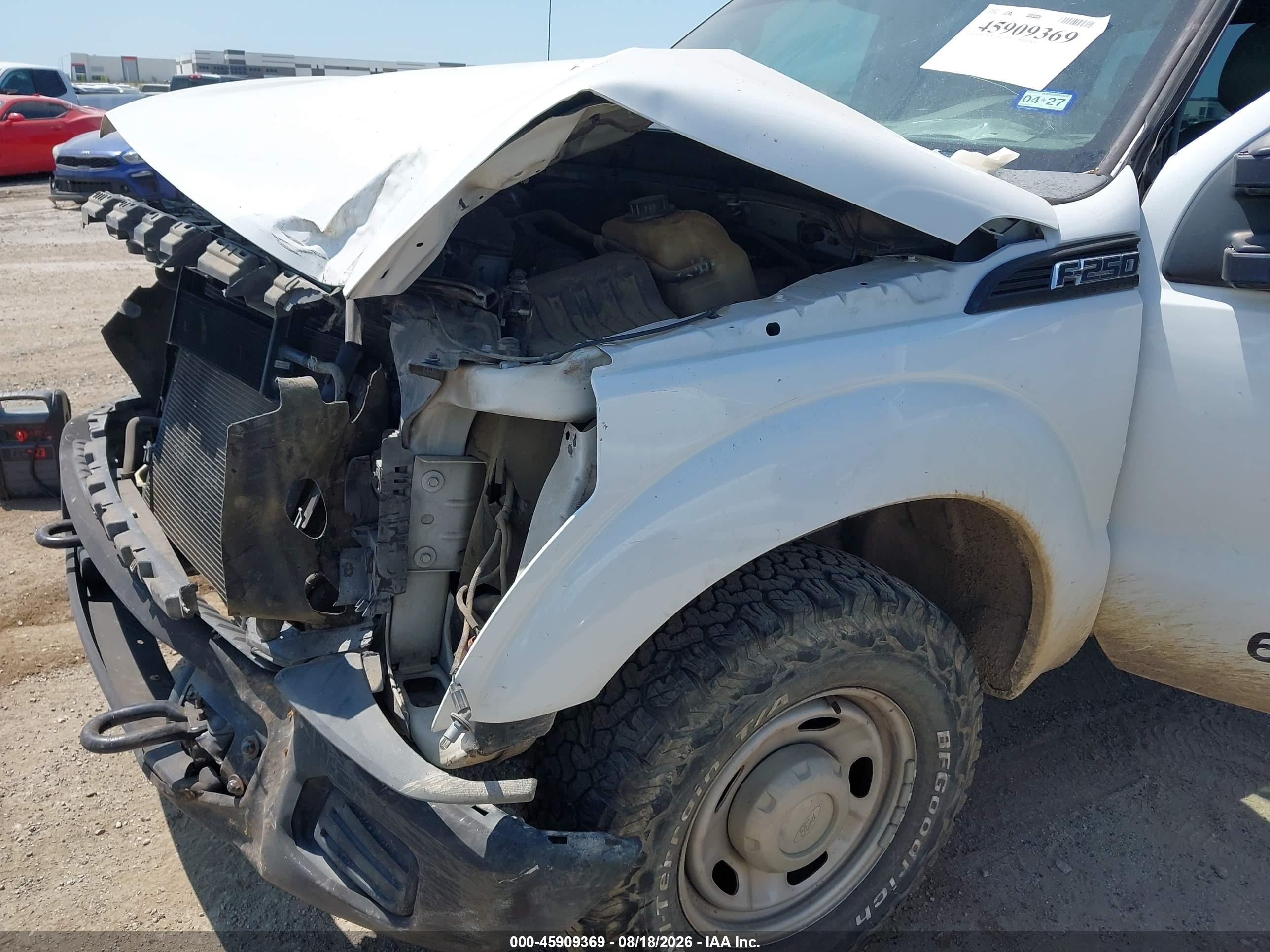 2012 Ford F-250 Xl White vin: 1FT7W2A63CEA82132
