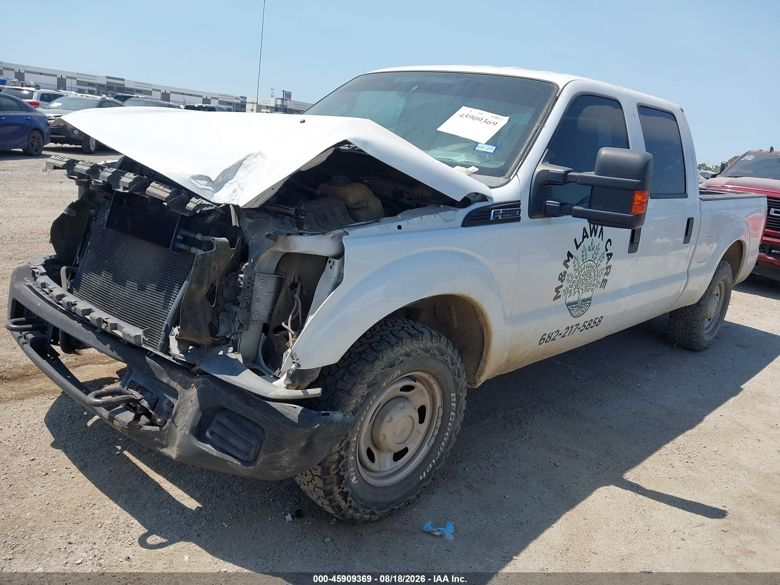 2012 Ford F-250 Xl White vin: 1FT7W2A63CEA82132