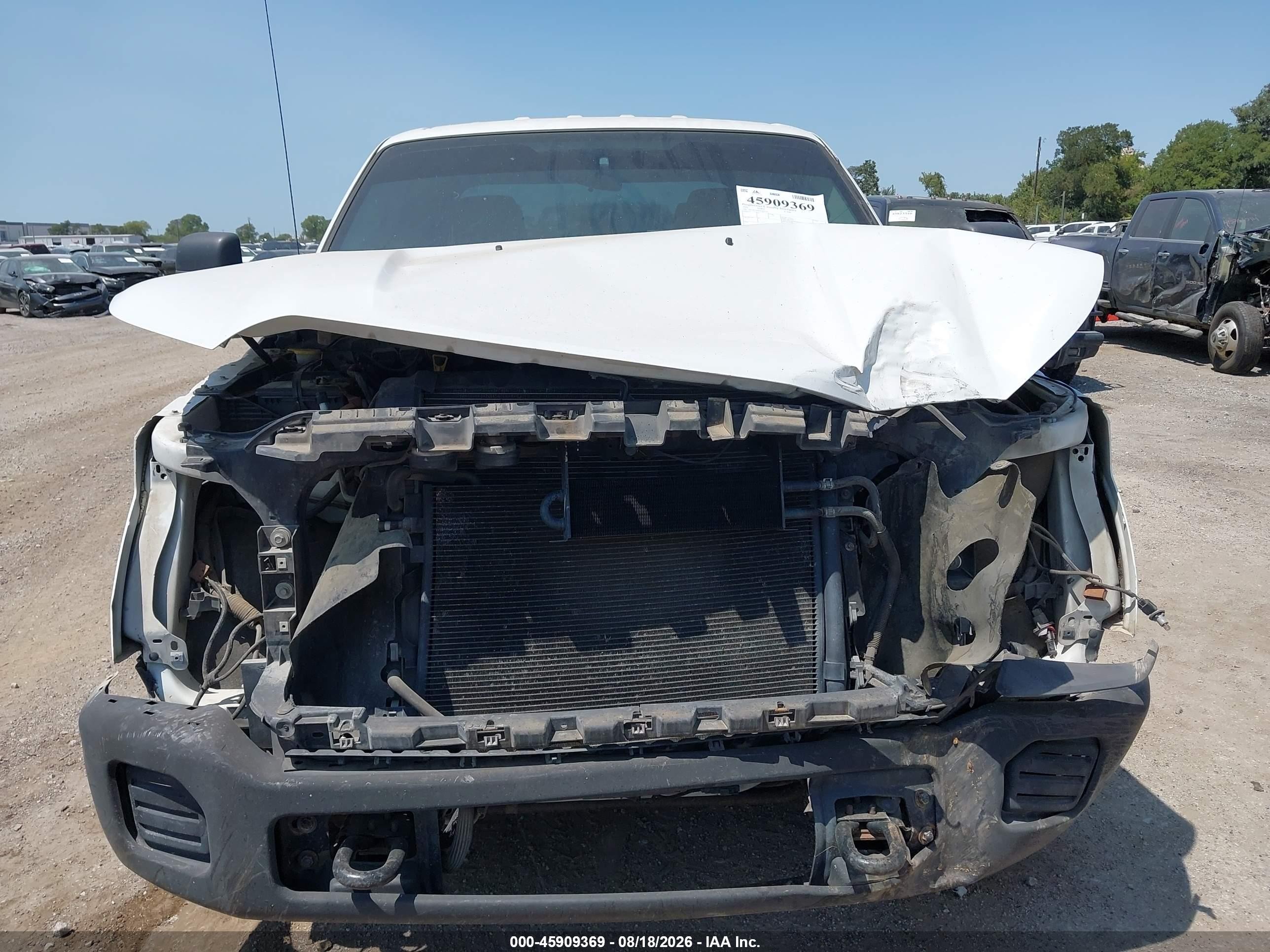 2012 Ford F-250 Xl White vin: 1FT7W2A63CEA82132