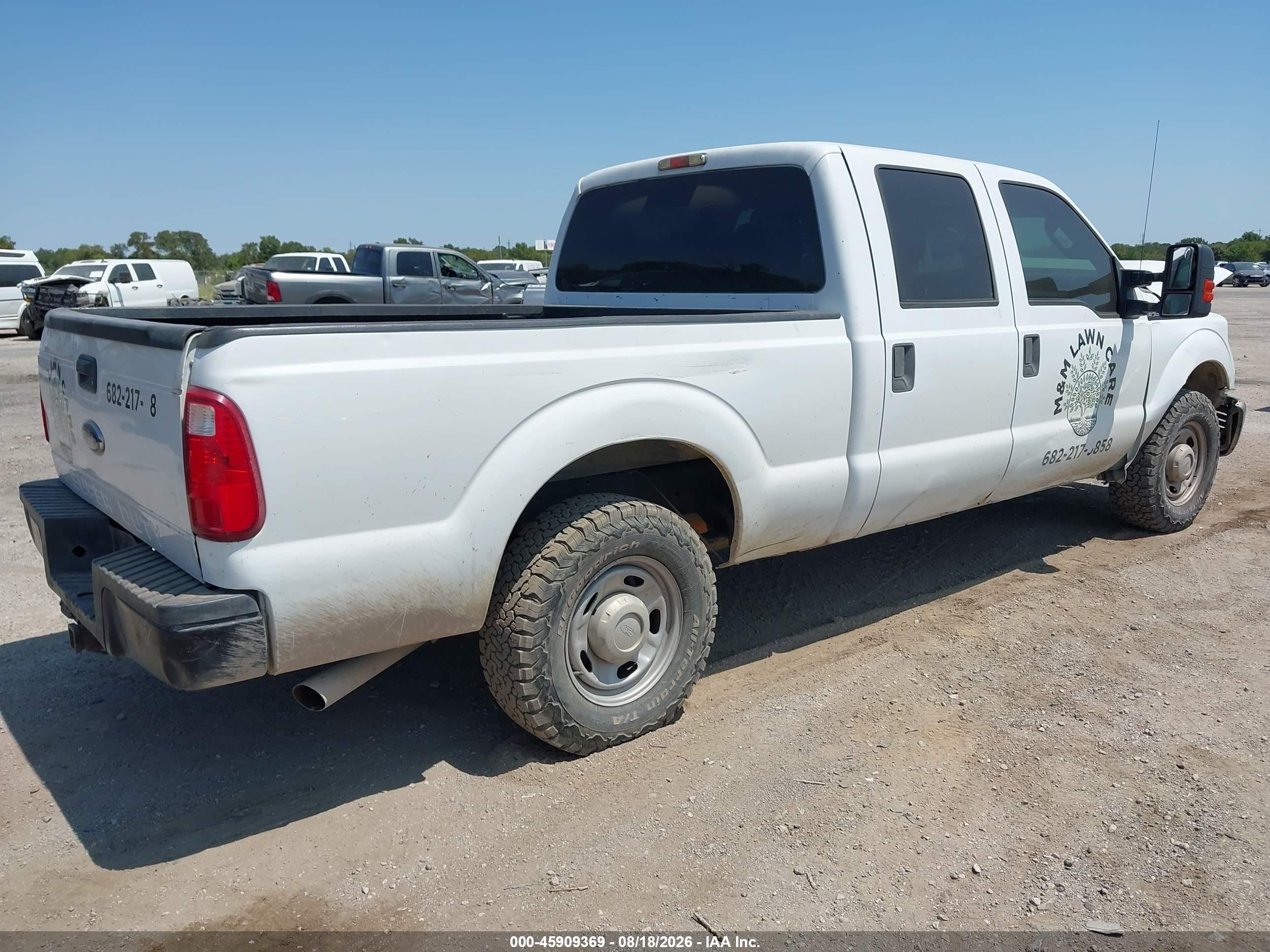 2012 Ford F-250 Xl White vin: 1FT7W2A63CEA82132