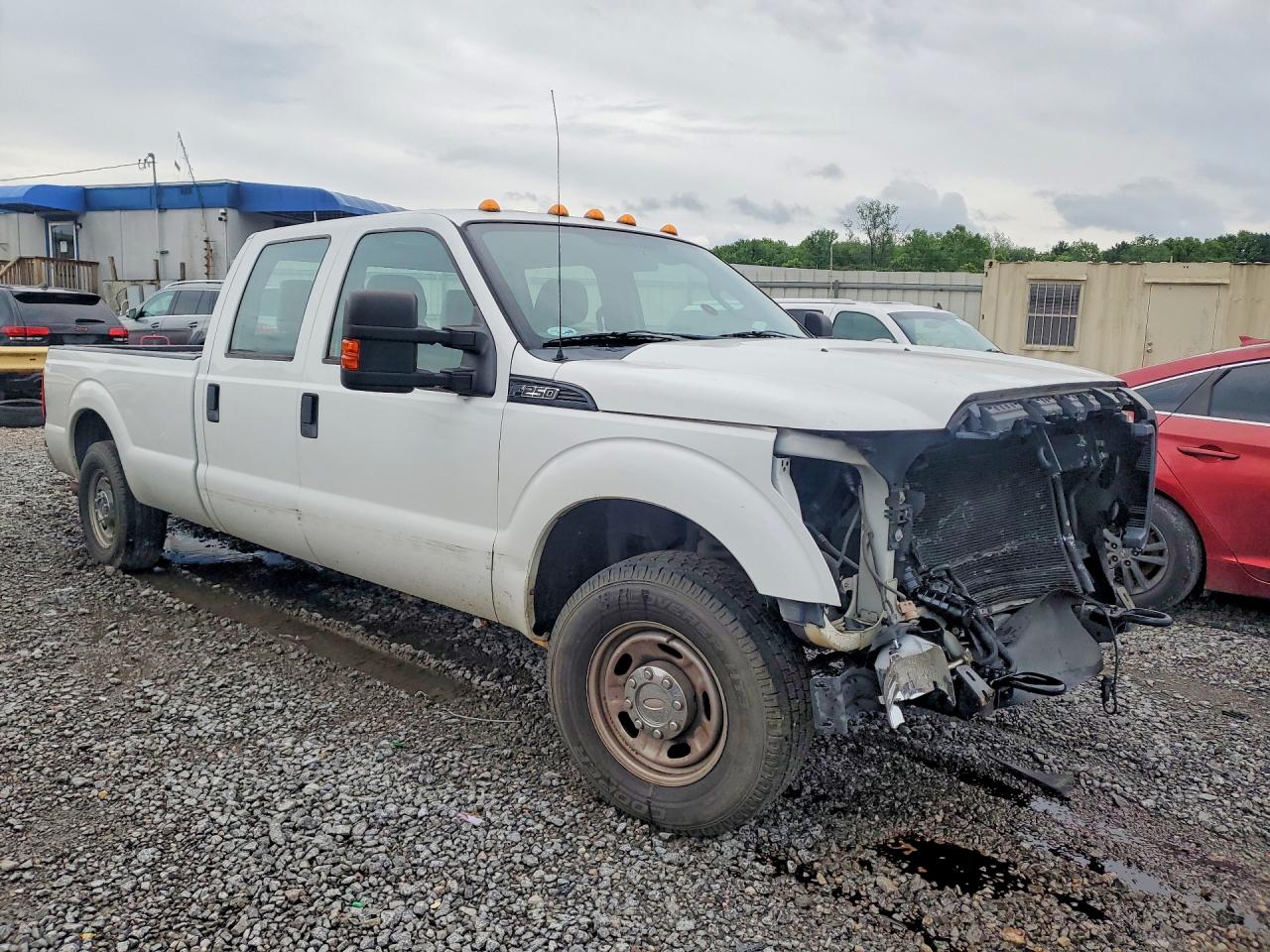 2014 Ford F250 Super Duty Белый vin: 1FT7W2A63EEA08258