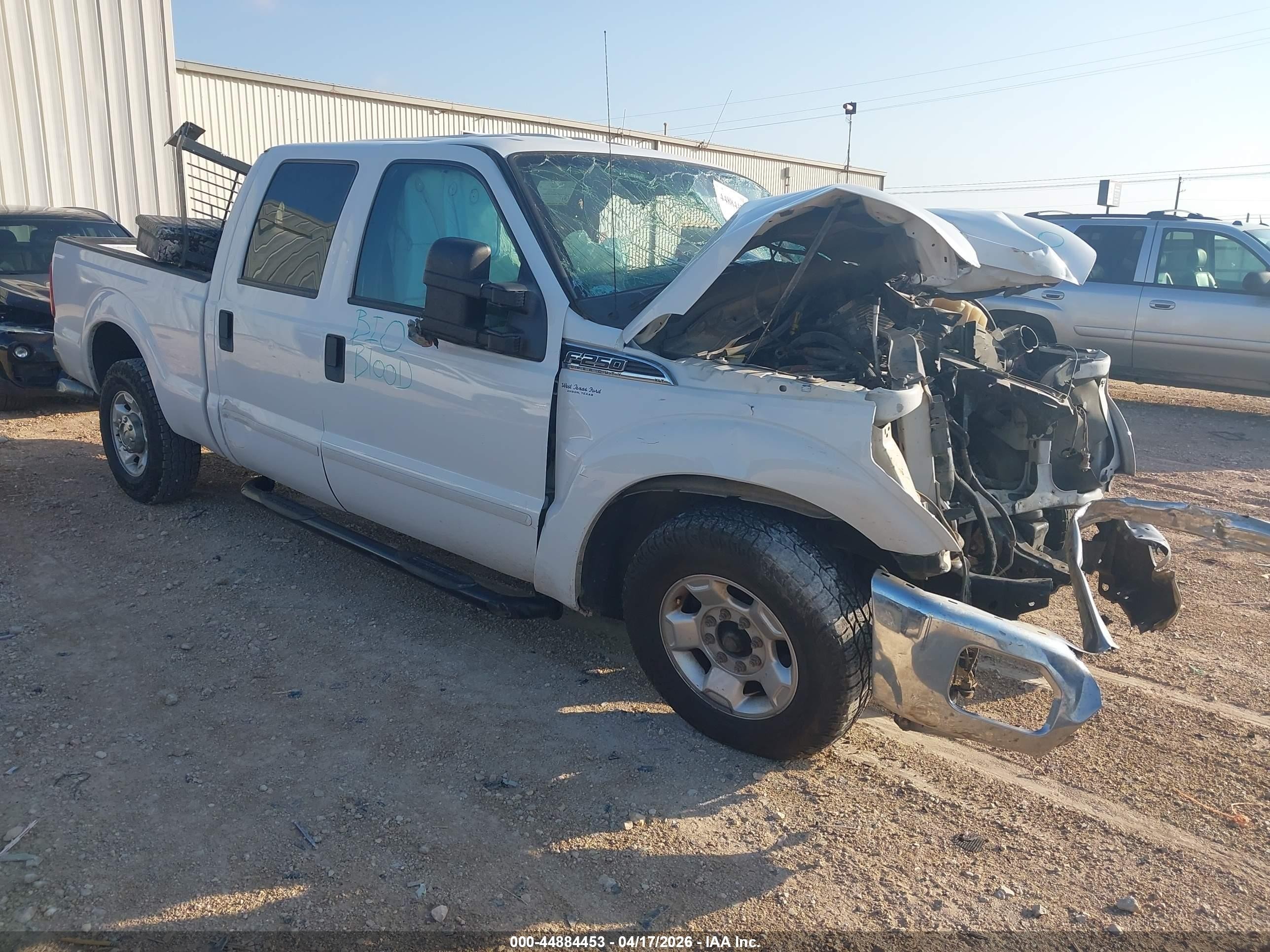 2012 Ford F-250 Xlt White vin: 1FT7W2A64CED22420