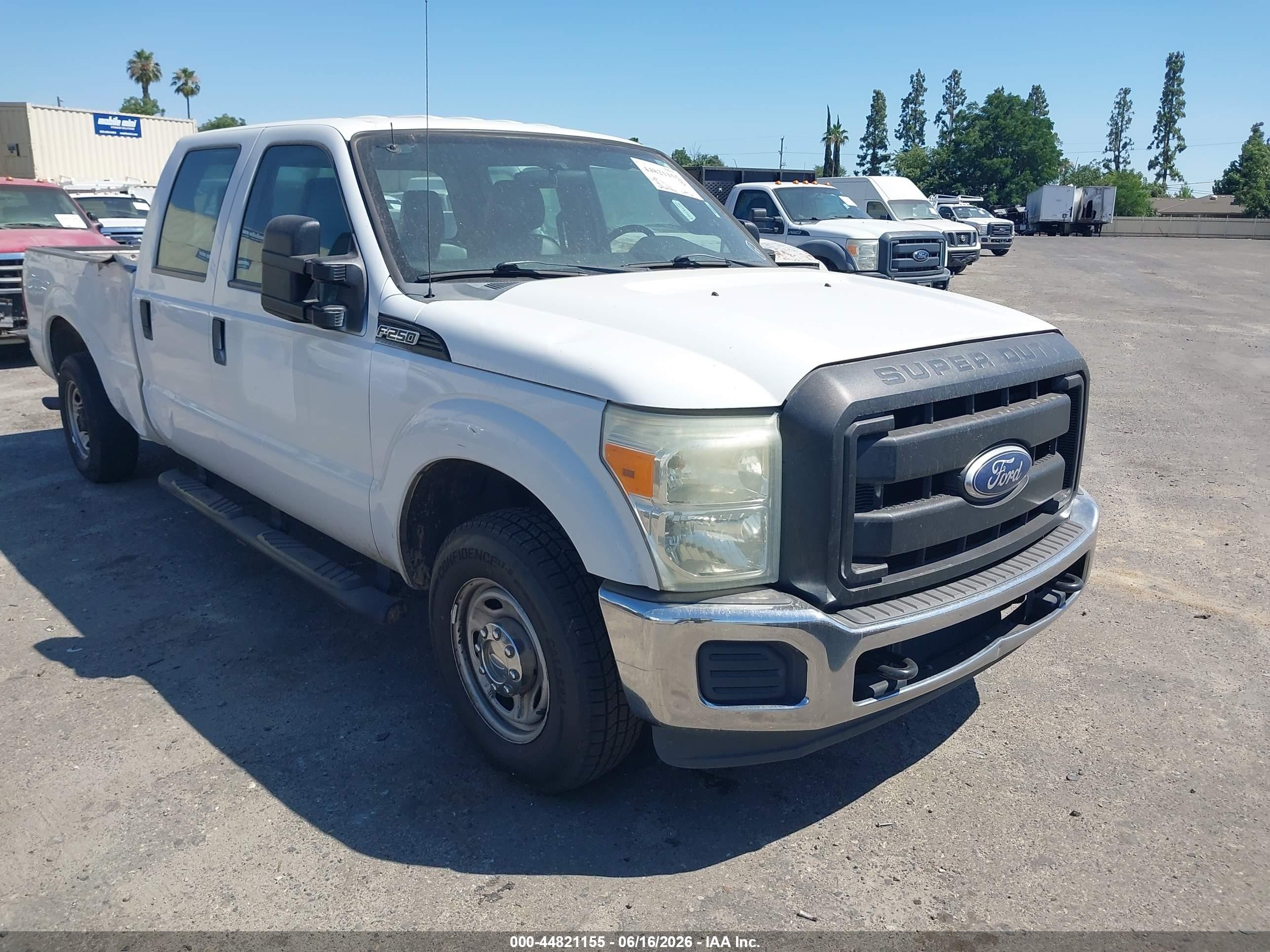 2011 Ford F-250 Xl White vin: 1FT7W2A66BEA21792