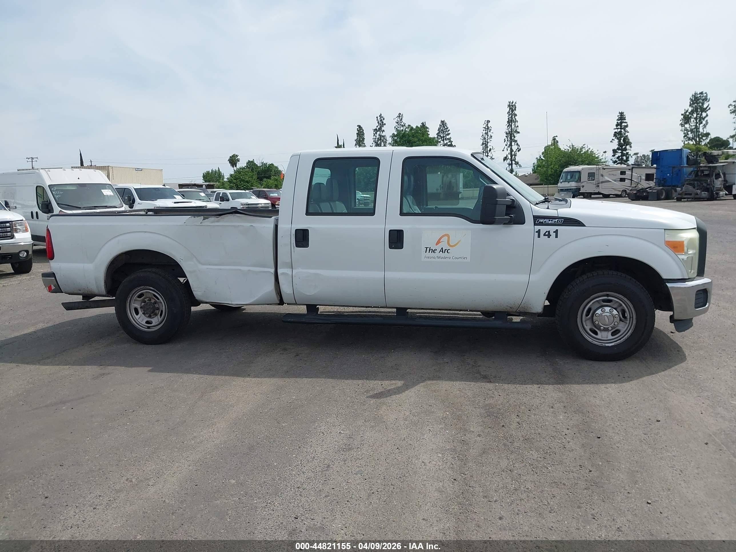 2011 Ford F-250 Xl White vin: 1FT7W2A66BEA21792