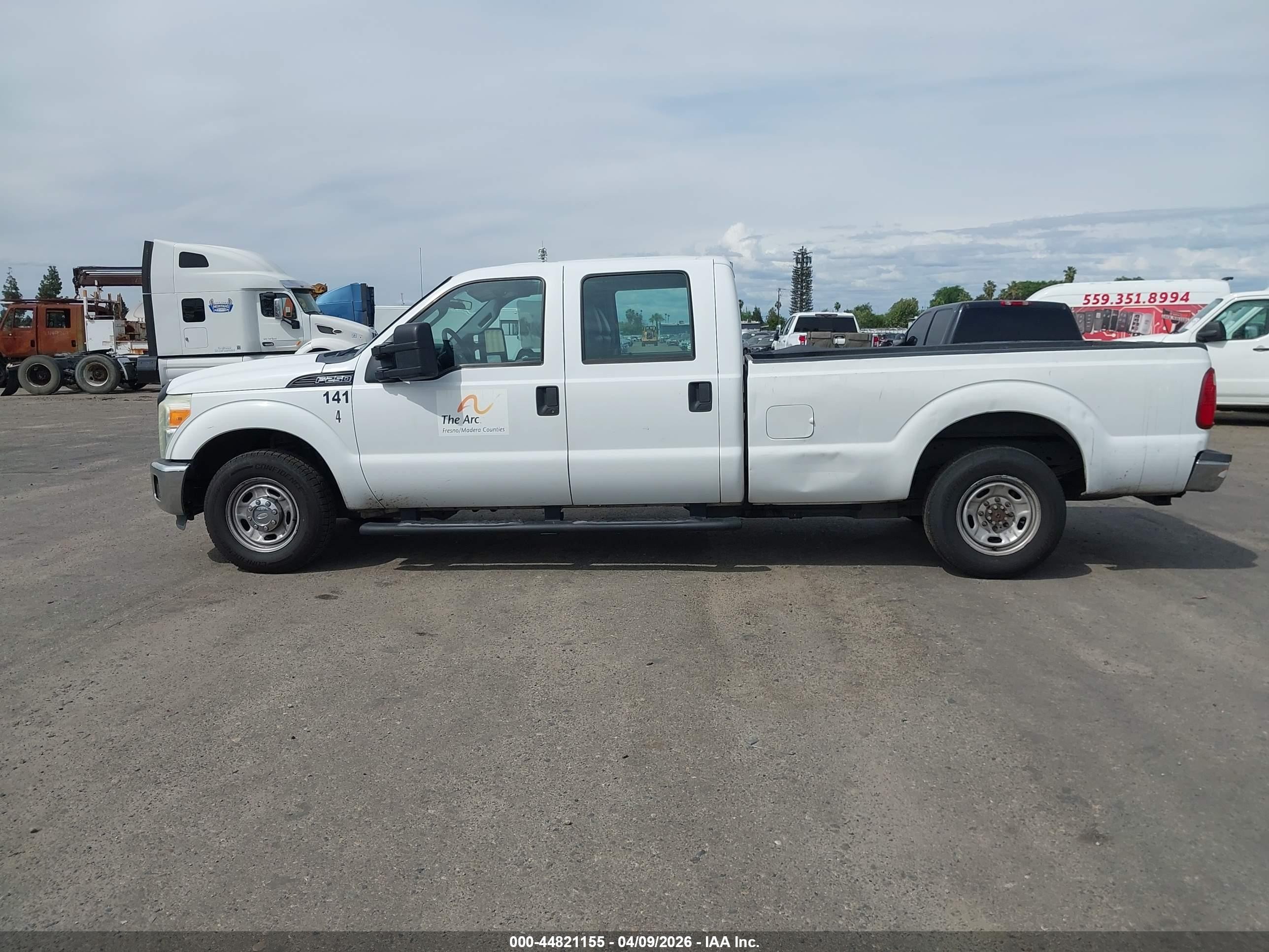 2011 Ford F-250 Xl White vin: 1FT7W2A66BEA21792