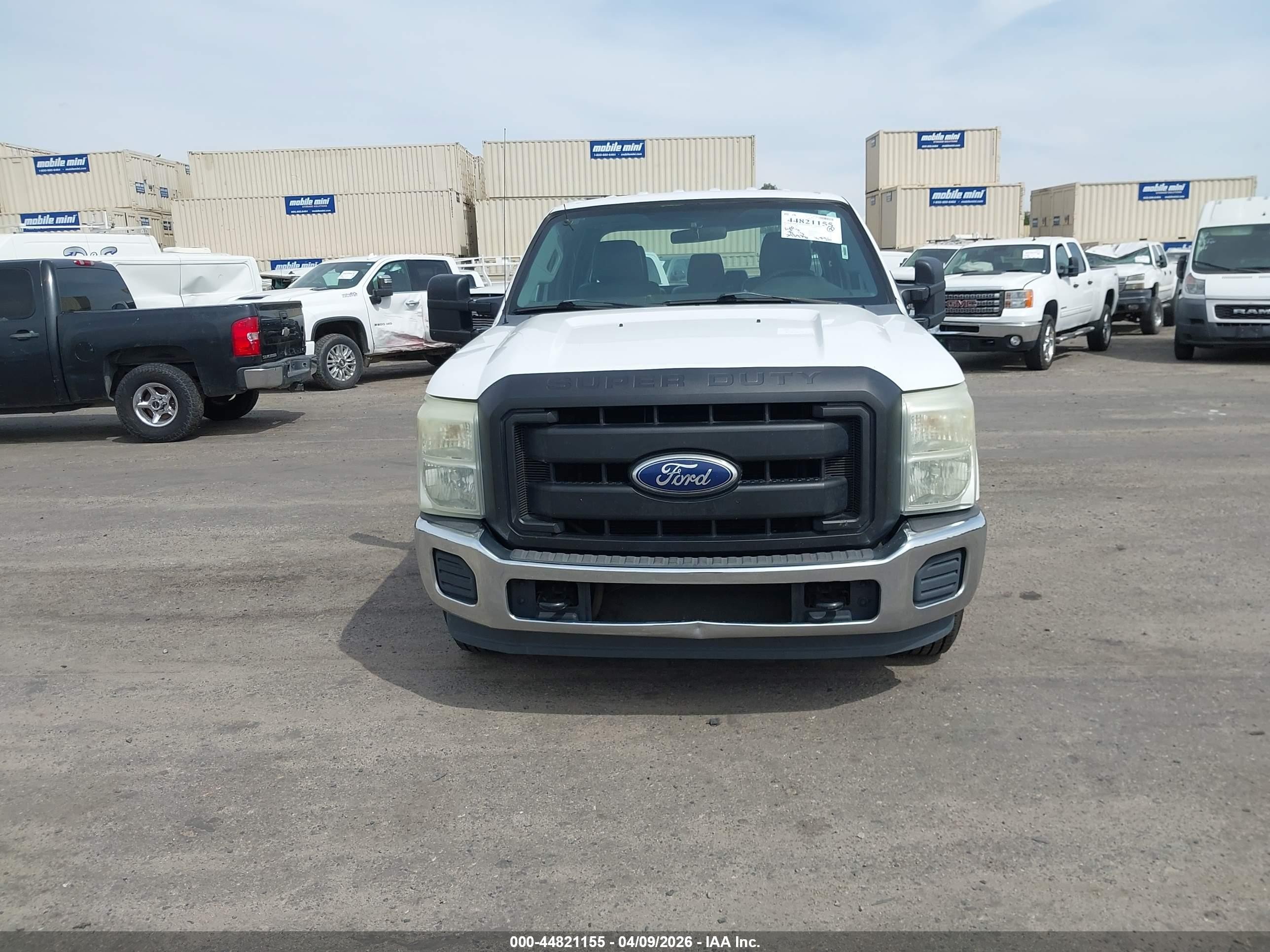 2011 Ford F-250 Xl White vin: 1FT7W2A66BEA21792