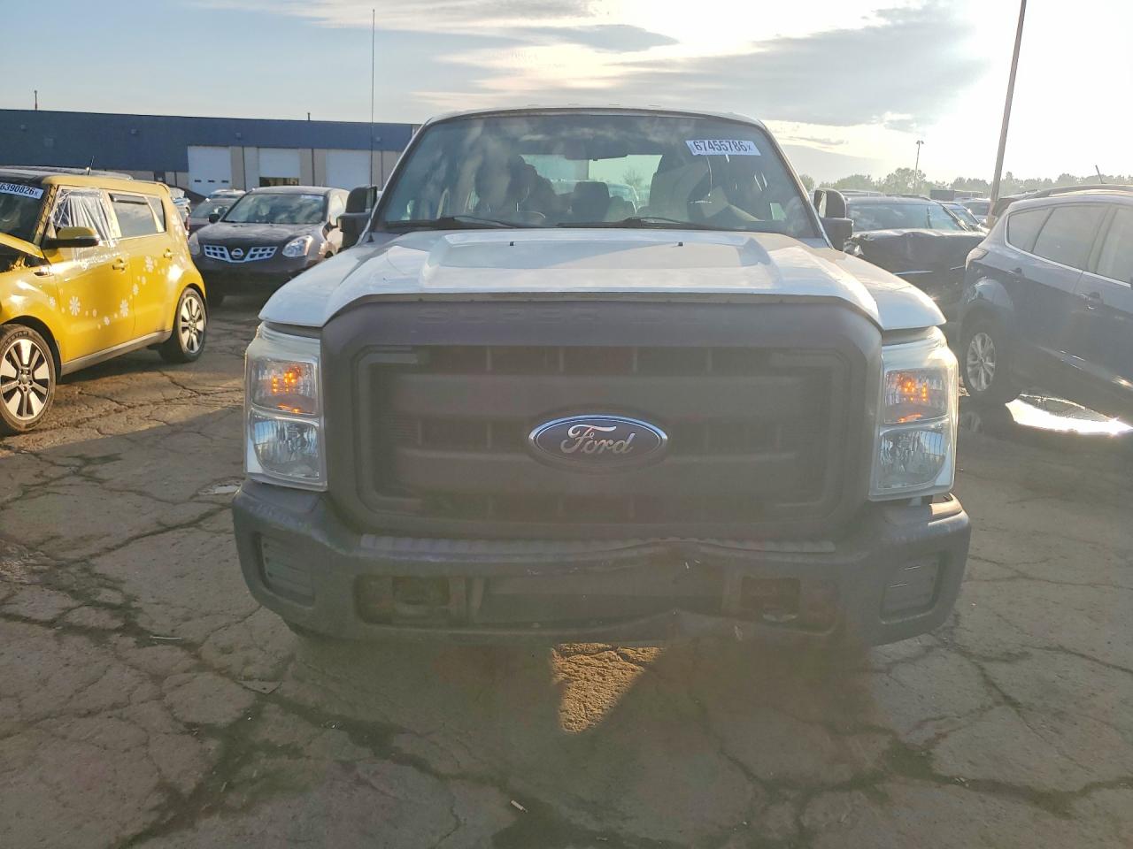 2011 Ford F250 Super Duty Белый vin: 1FT7W2A66BEC22141