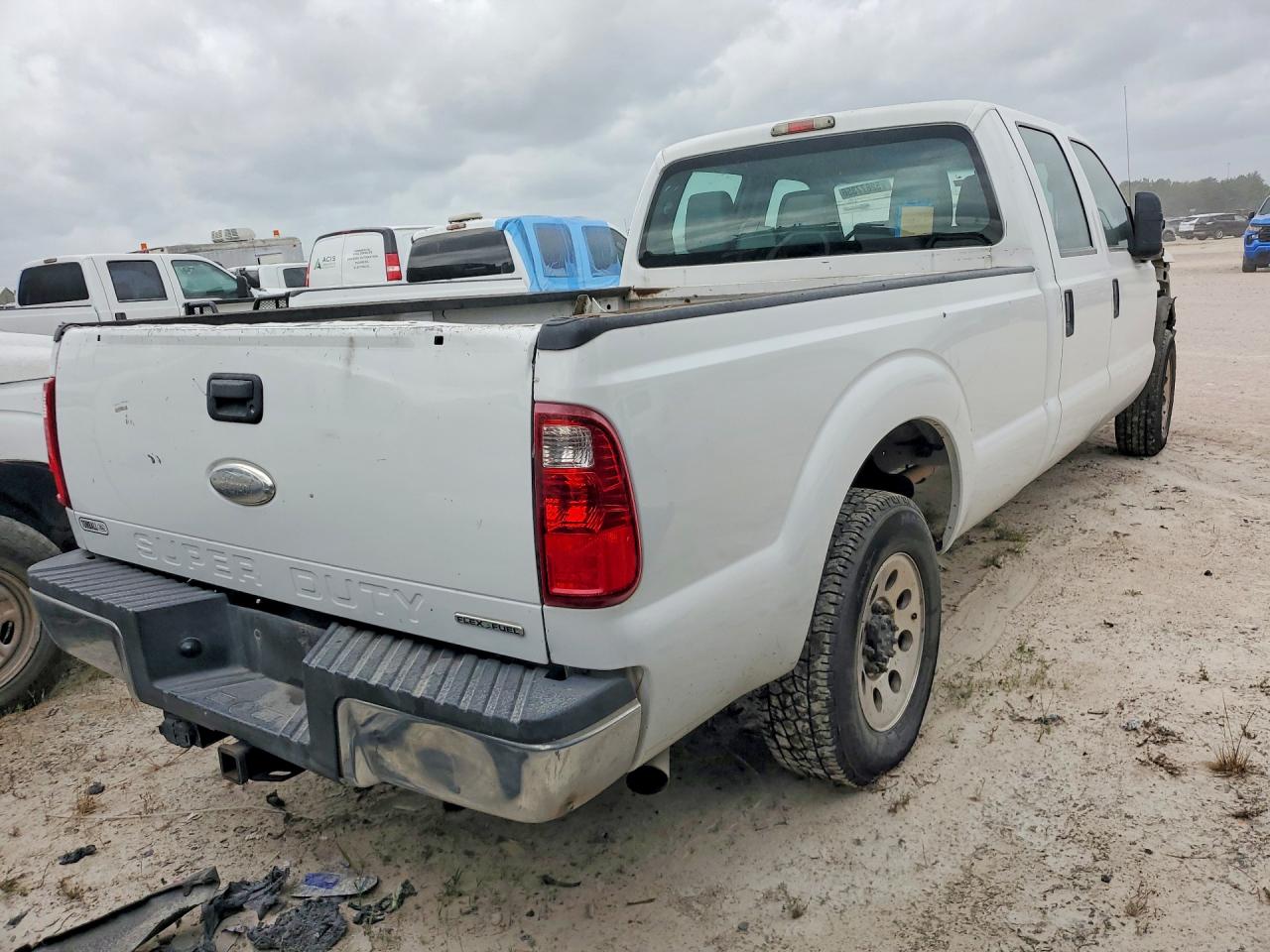 2012 Ford F250 Super Duty Белый vin: 1FT7W2A66CEB21277