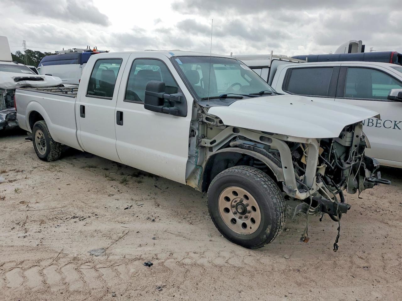 2012 Ford F250 Super Duty Белый vin: 1FT7W2A66CEB21277