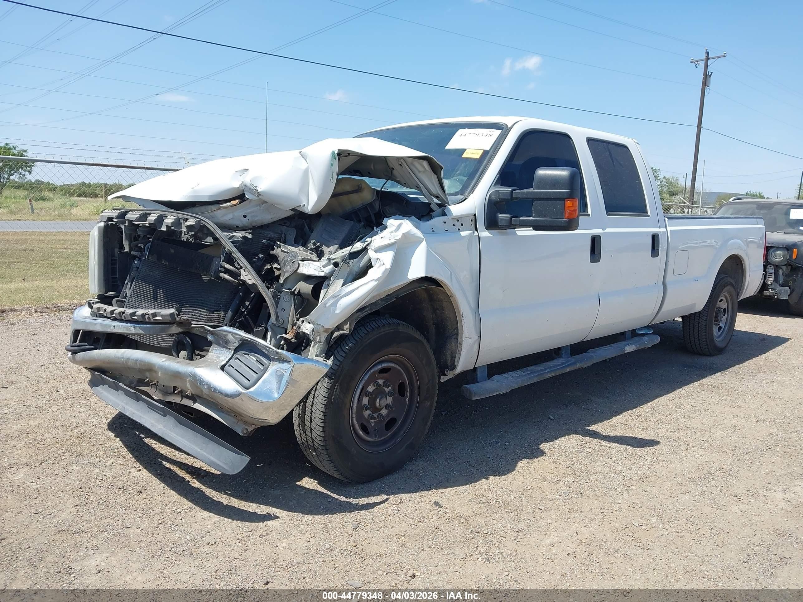 2015 Ford F-250 Xl White vin: 1FT7W2A66FEC95239